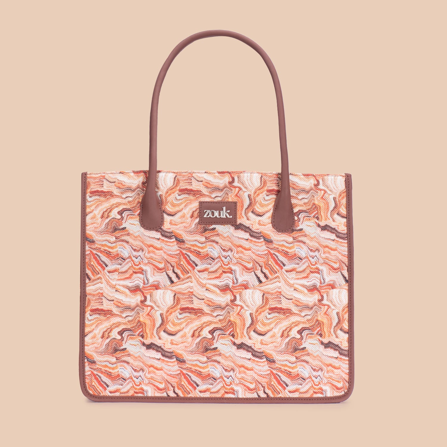 Nicobar Coral Book Tote