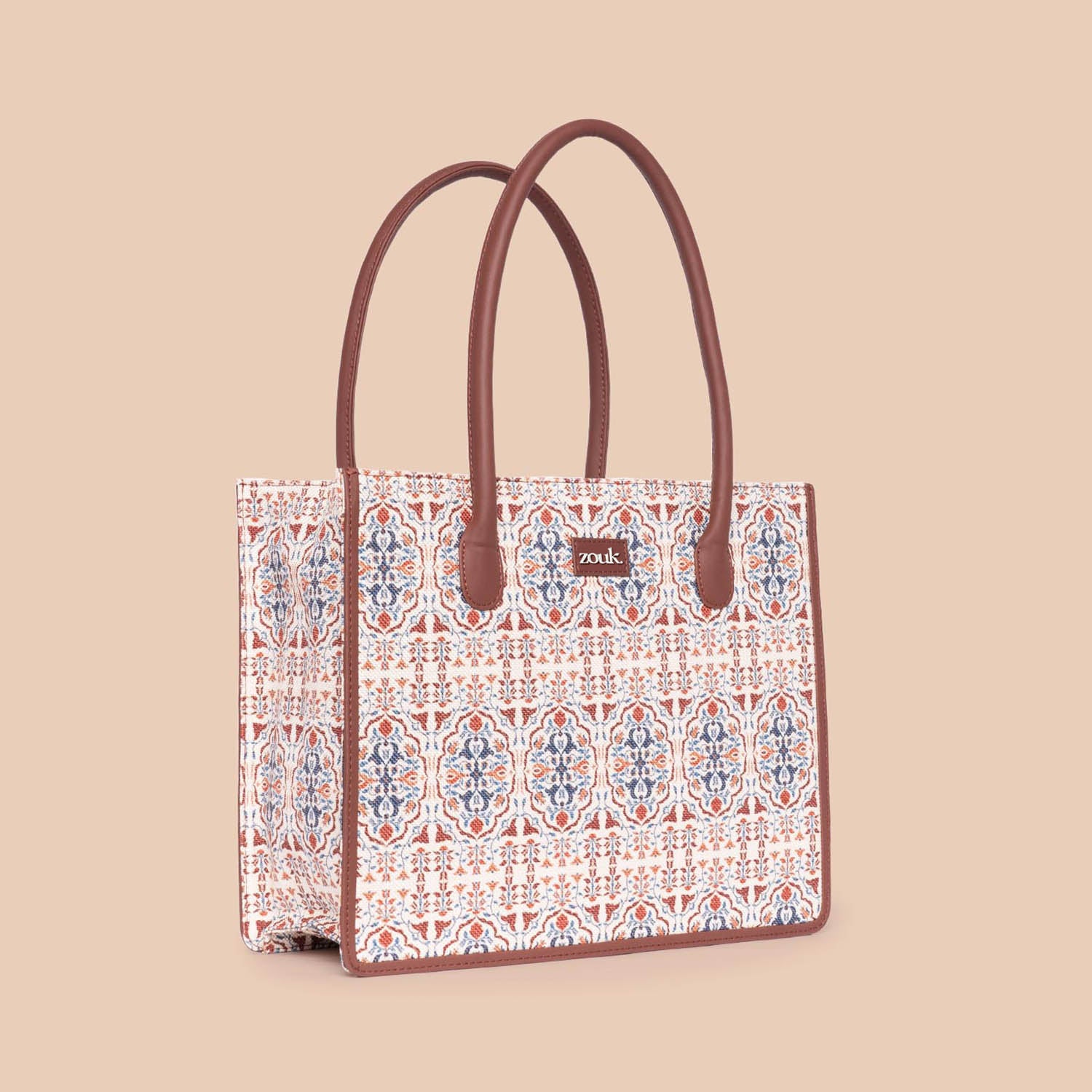 Agra Floral Book Tote