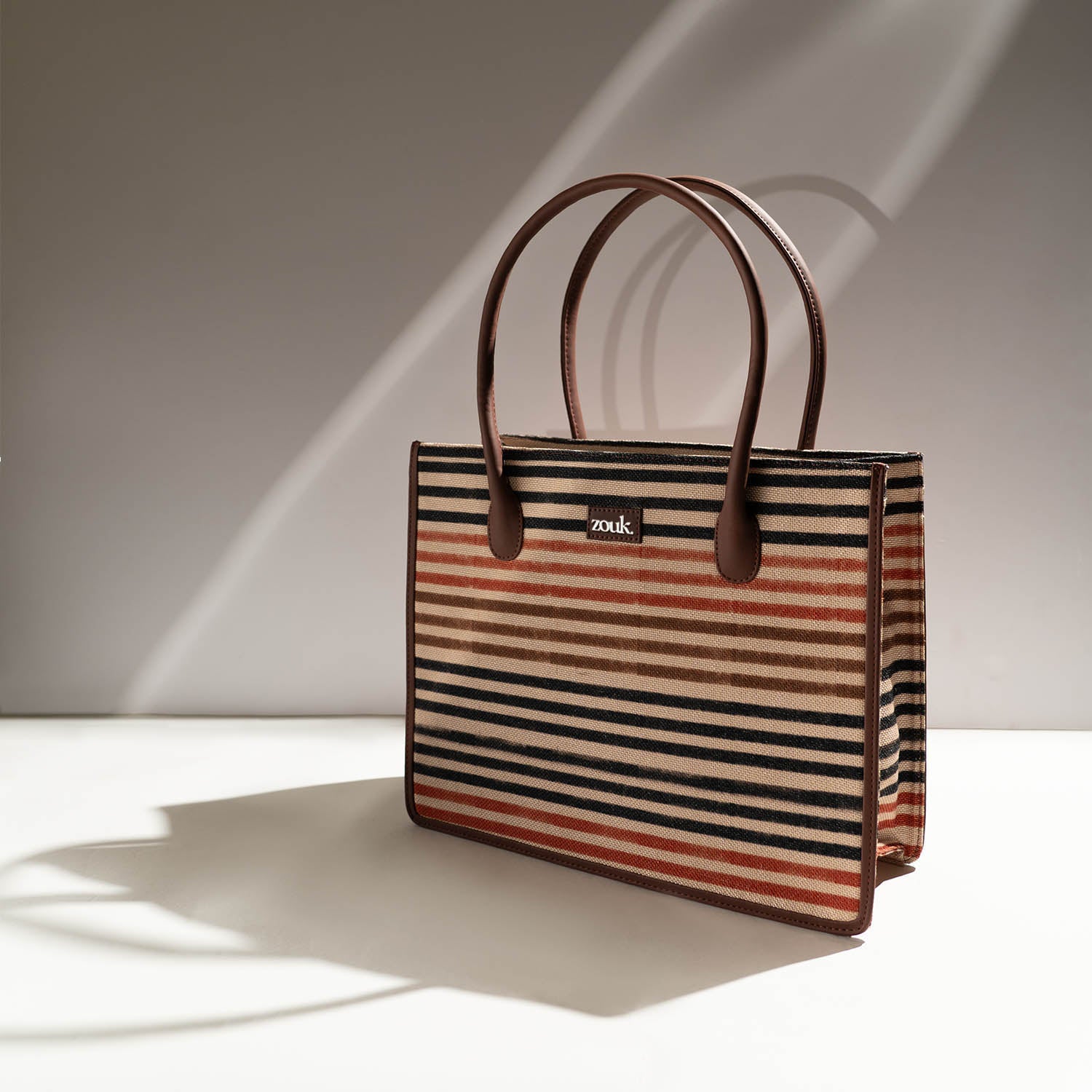 Qutub Stripes Book Tote