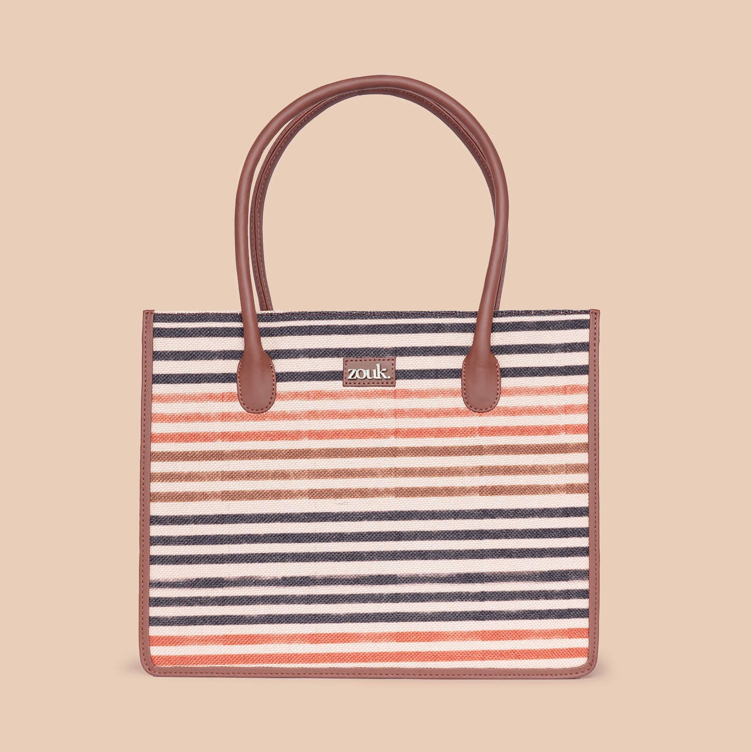 Qutub Stripes Book Tote