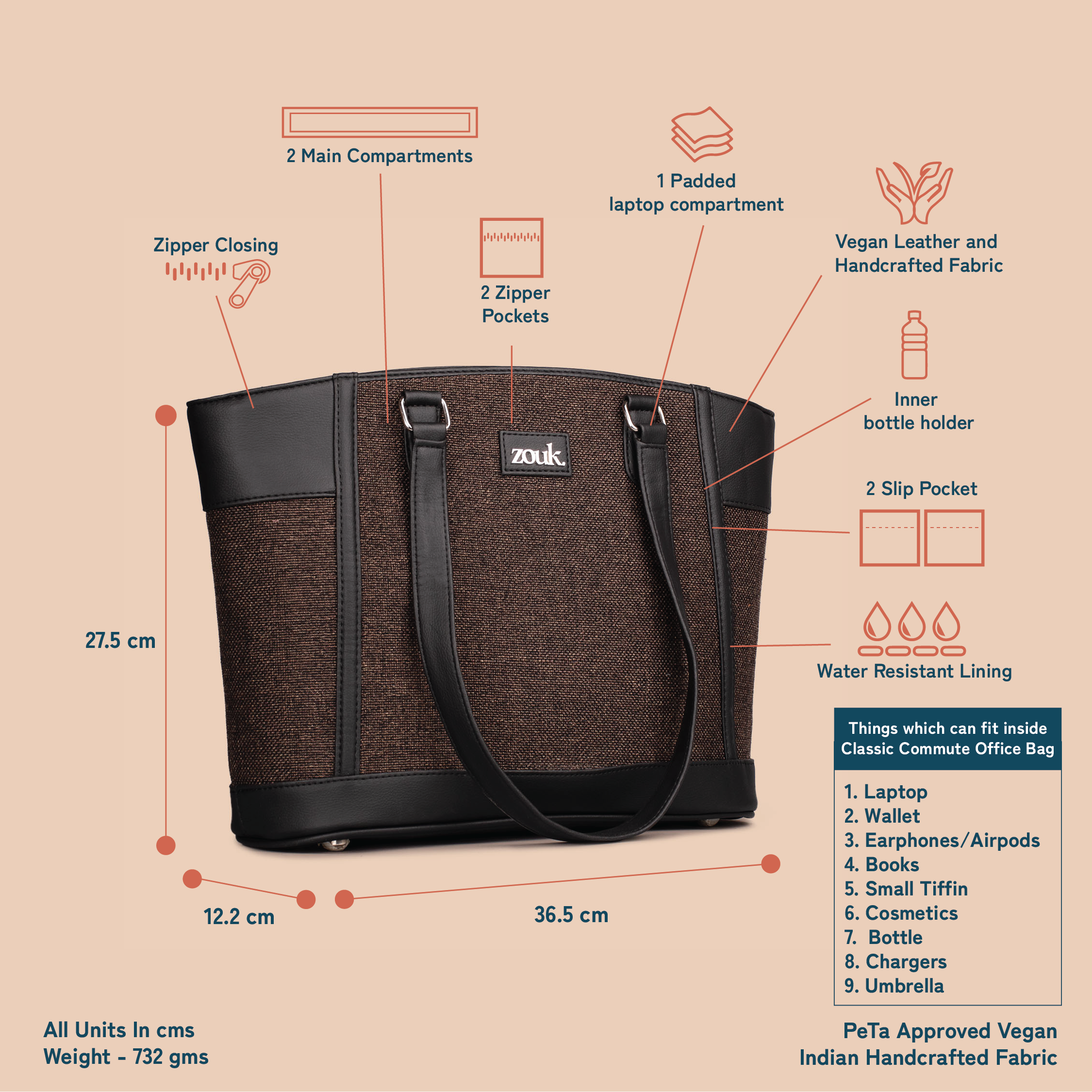 Bristel Classic Commute Office Bag