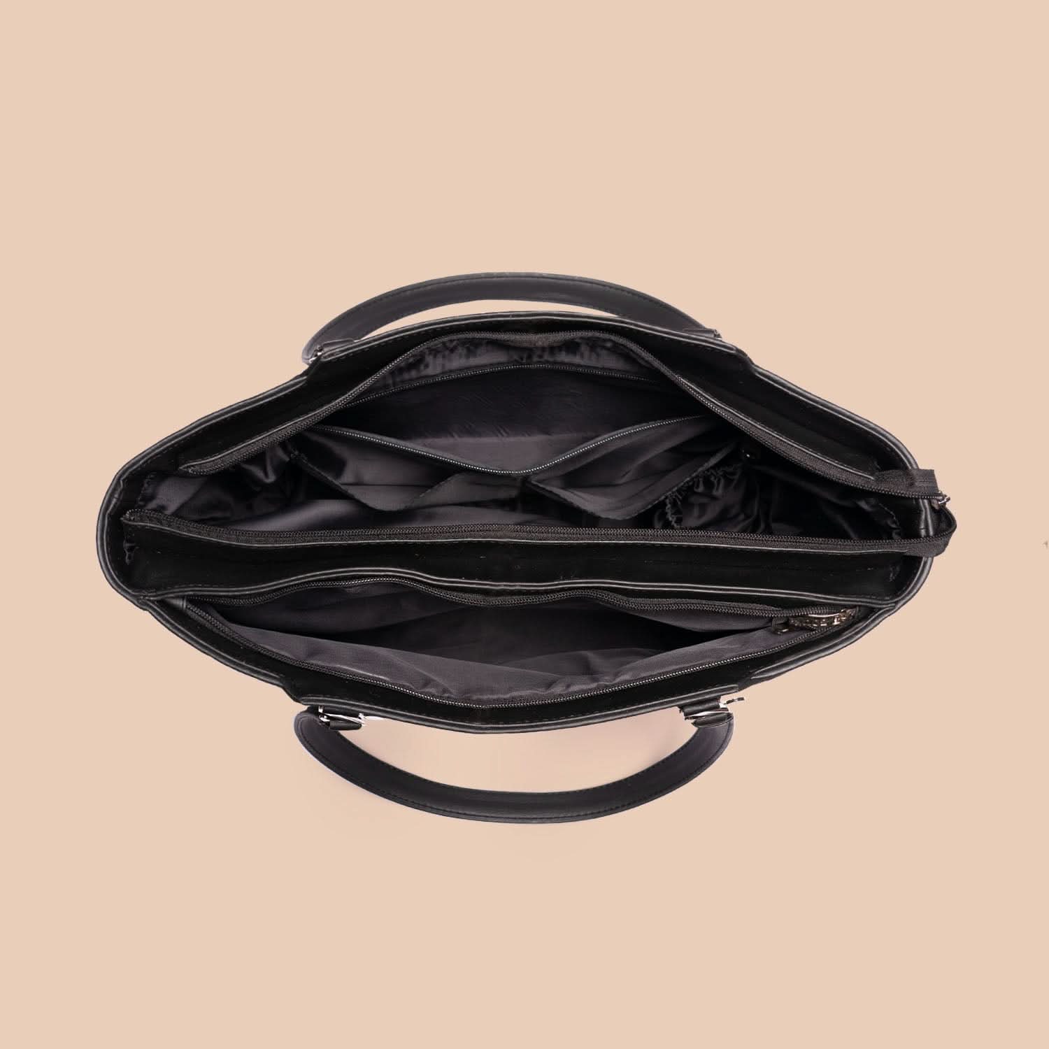 Bidri Kaiser - Classic Business Bag & Chain Wallet Combo