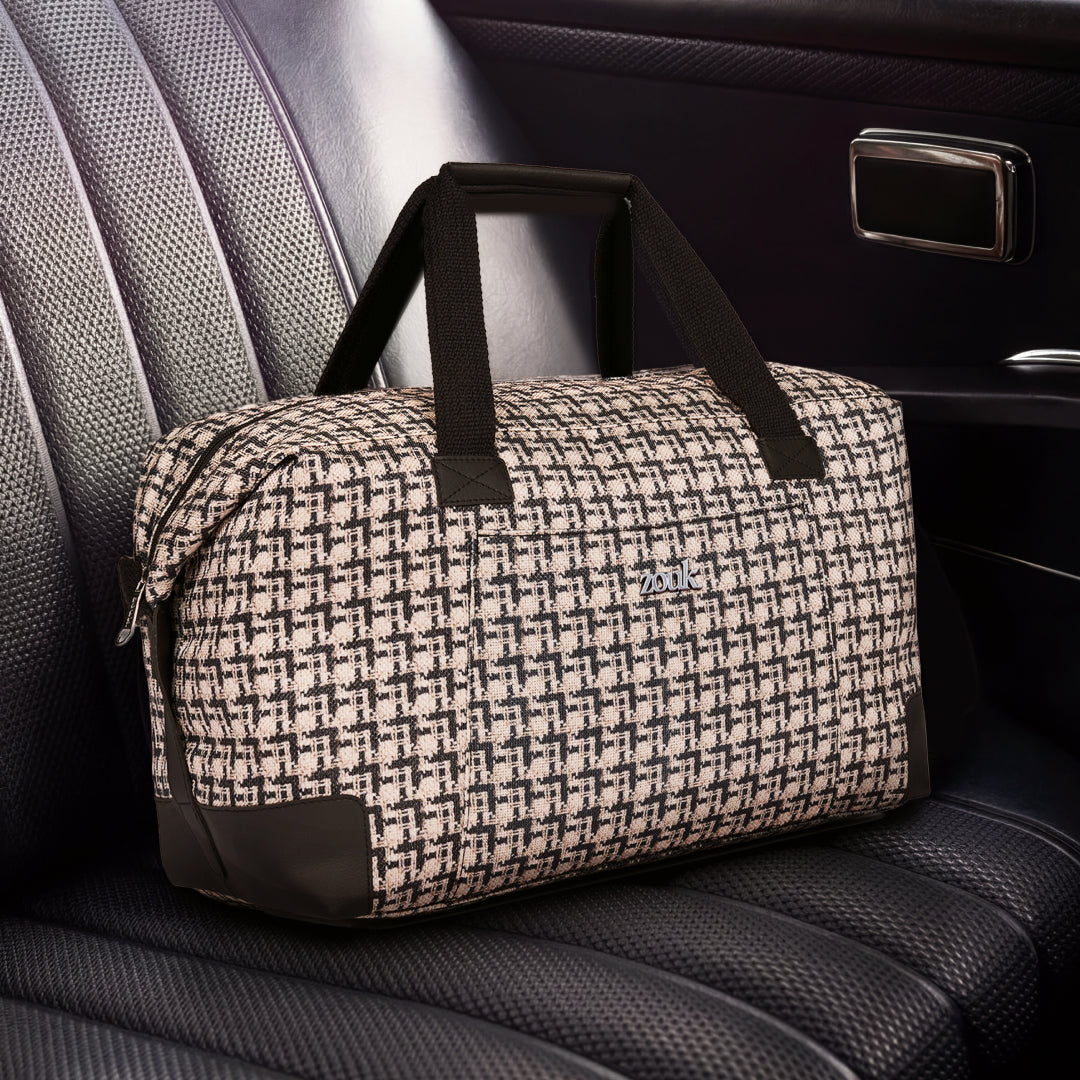 Carter Checks Collapsible Duffle Bag