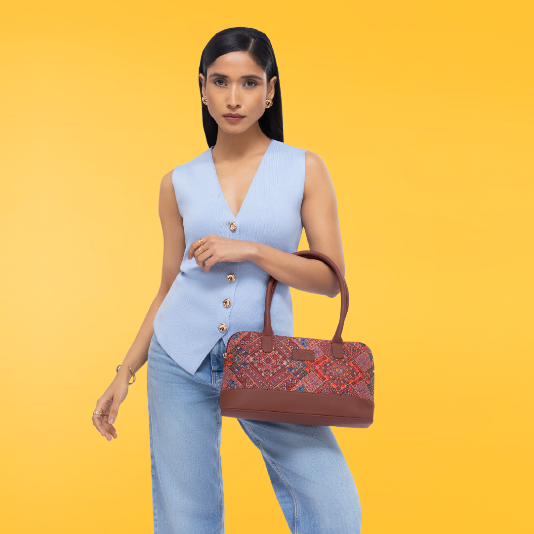 Bhuj Rabari Classic Handbag - 1991 by Zouk