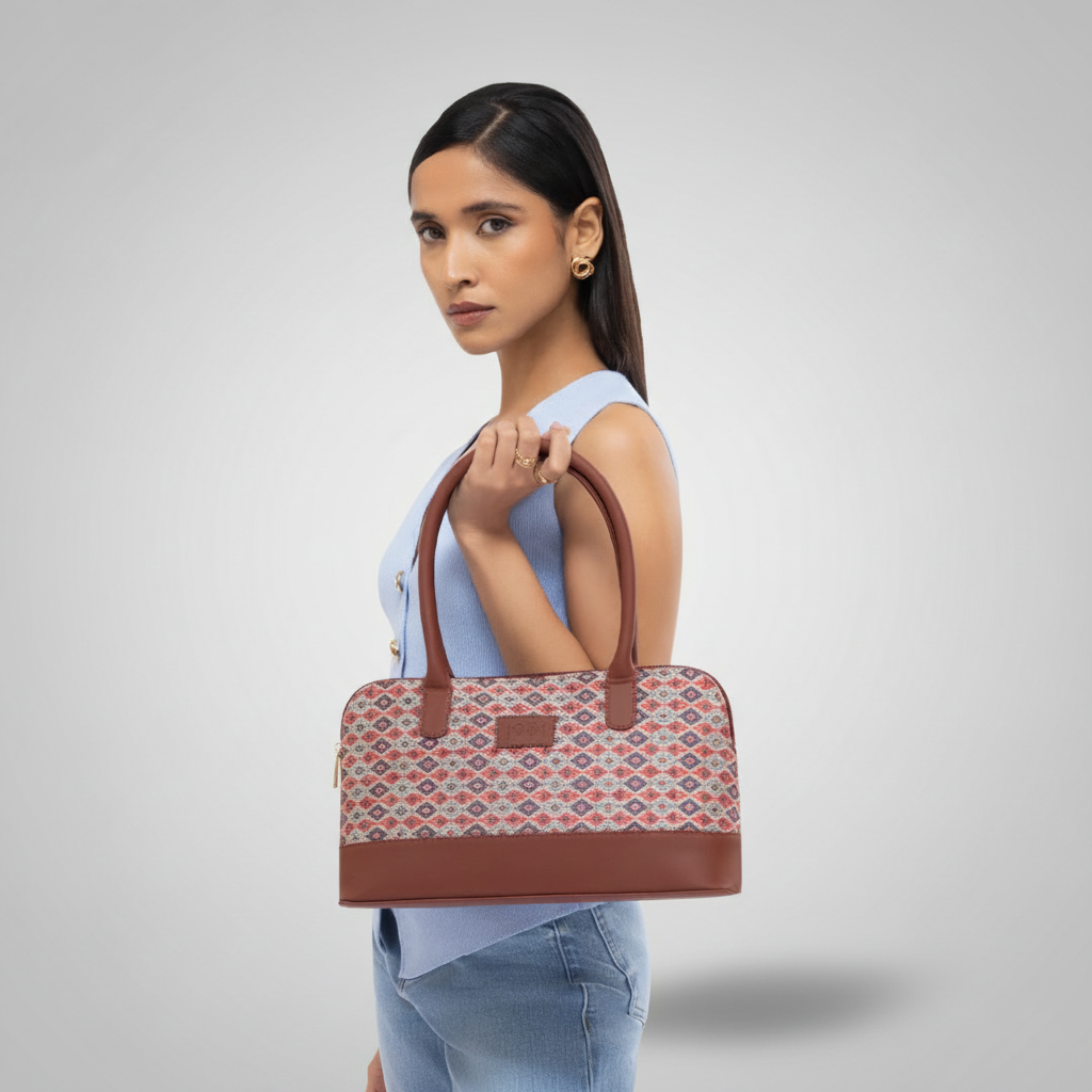 Ajrakh Kami Classic Handbag - 1991 by Zouk