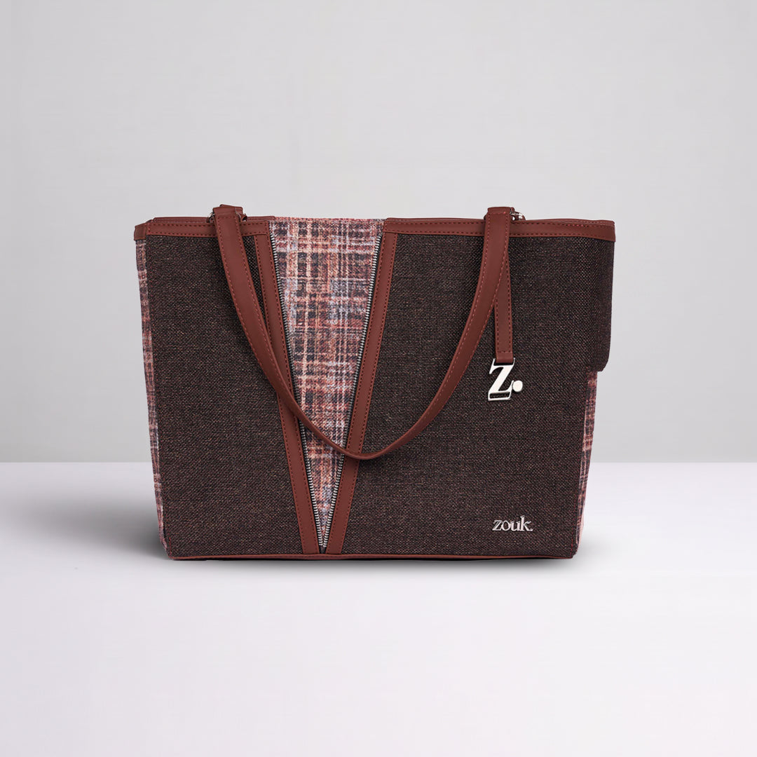 Cashmere Noir (Copper) Corner Office Tote (Bristel)