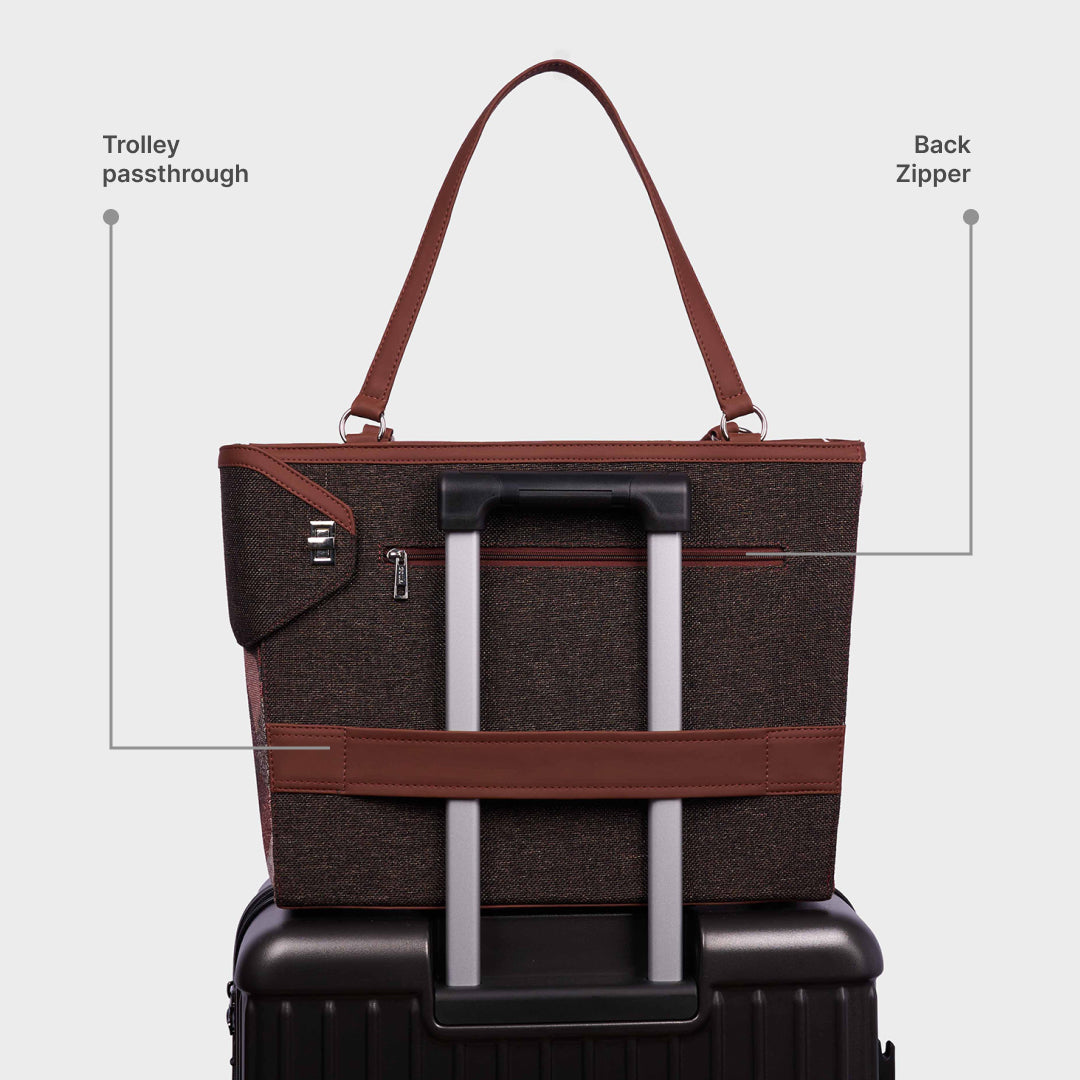 Ellora Echoes Corner Office Tote (Bristel)