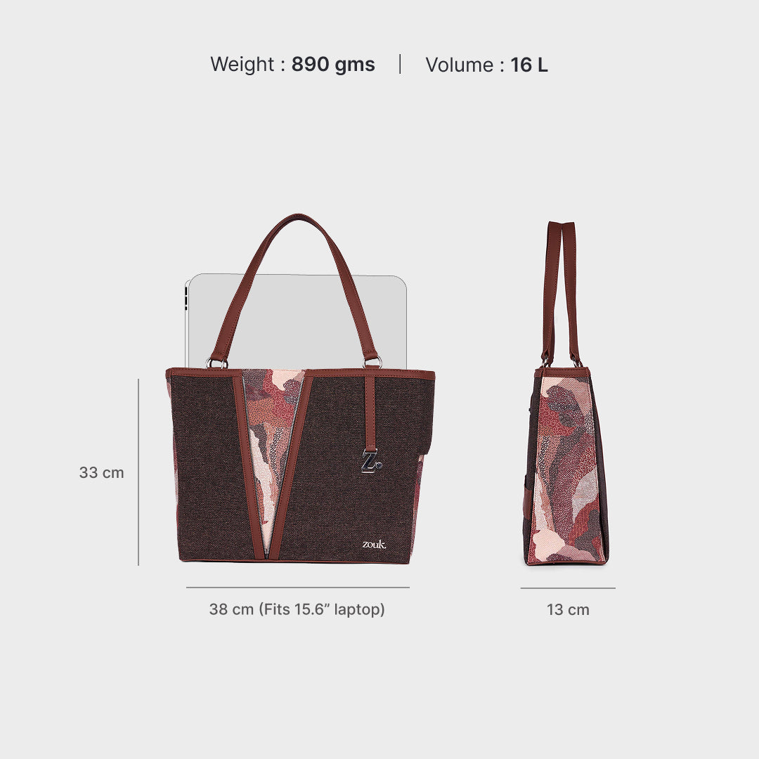 Ellora Echoes Corner Office Tote (Bristel)