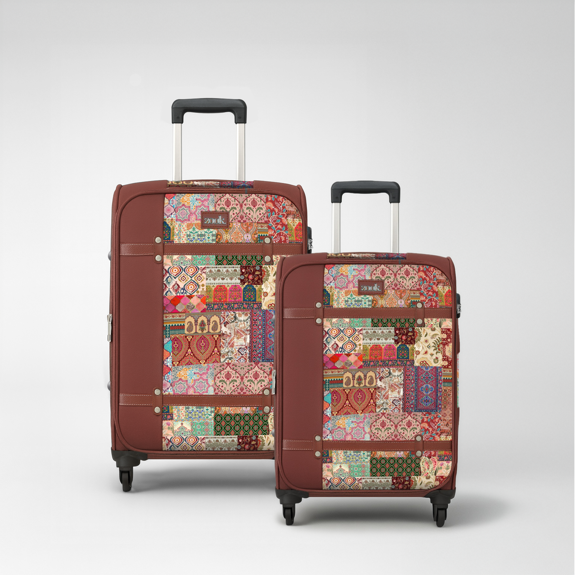Kutch Gamthi Saira Trolley Bag Combo (Cabin & Medium)