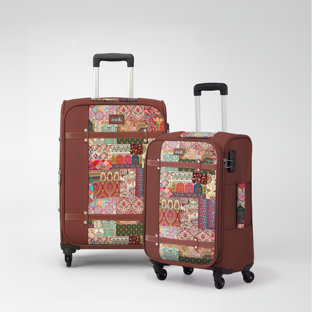 Kutch Gamthi Saira Trolley Bag Combo (Medium & Large)