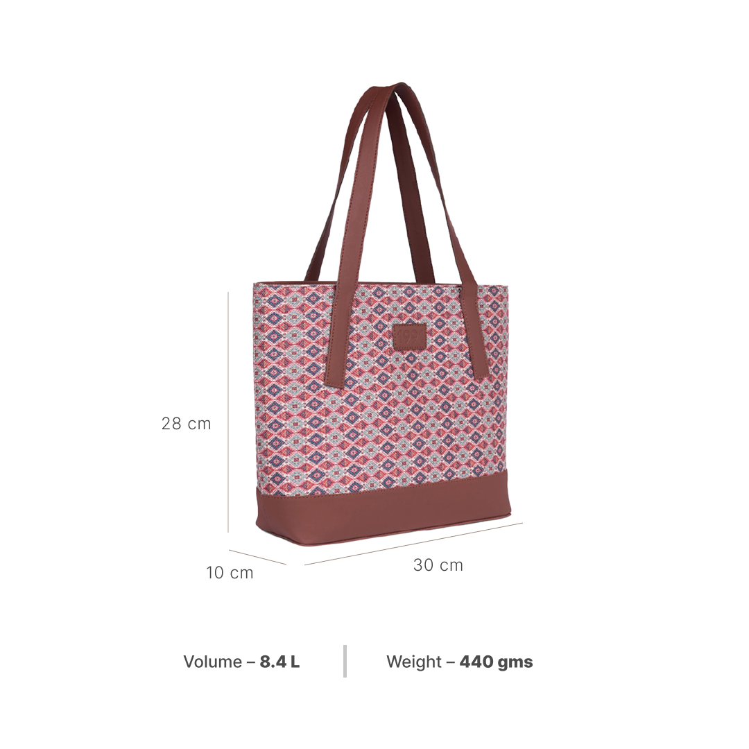 Ajrakh Kami Classic Tote Bag - 1991 by Zouk