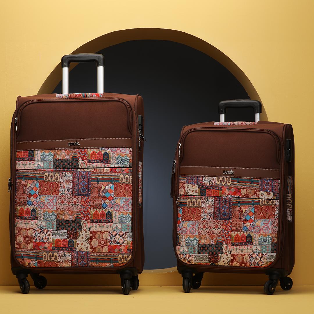 Kutch Gamthi Avasa Trolley Bag Combo (Cabin & Medium)