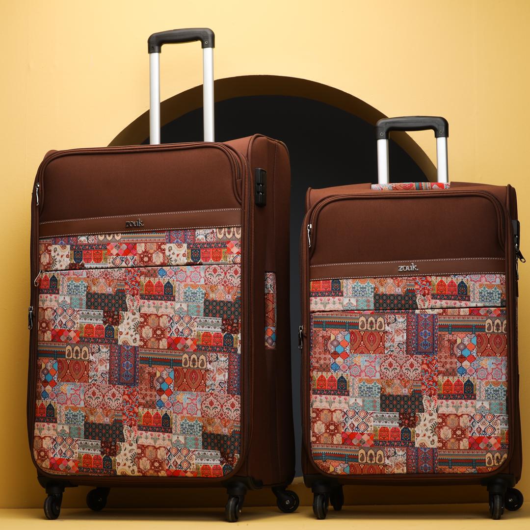 Kutch Gamthi Avasa Trolley Bag Combo (Medium & Large)