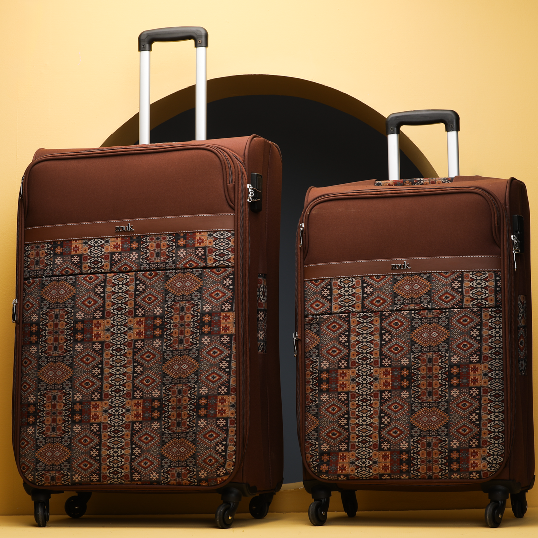 Banaras Elegance Avasa Trolley Bag Combo (Medium & Large)