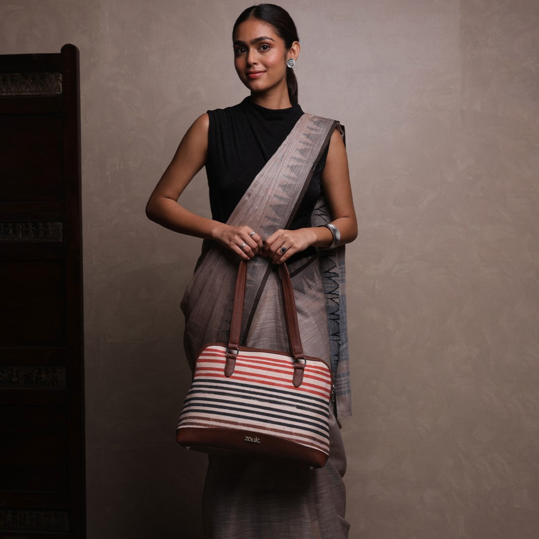 Qutub Stripes Carry All Work Bag