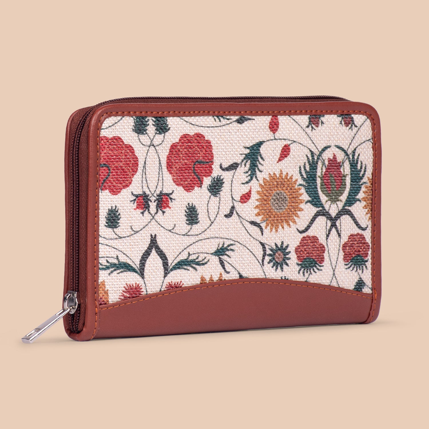 Junagarh Florals Chain Wallet