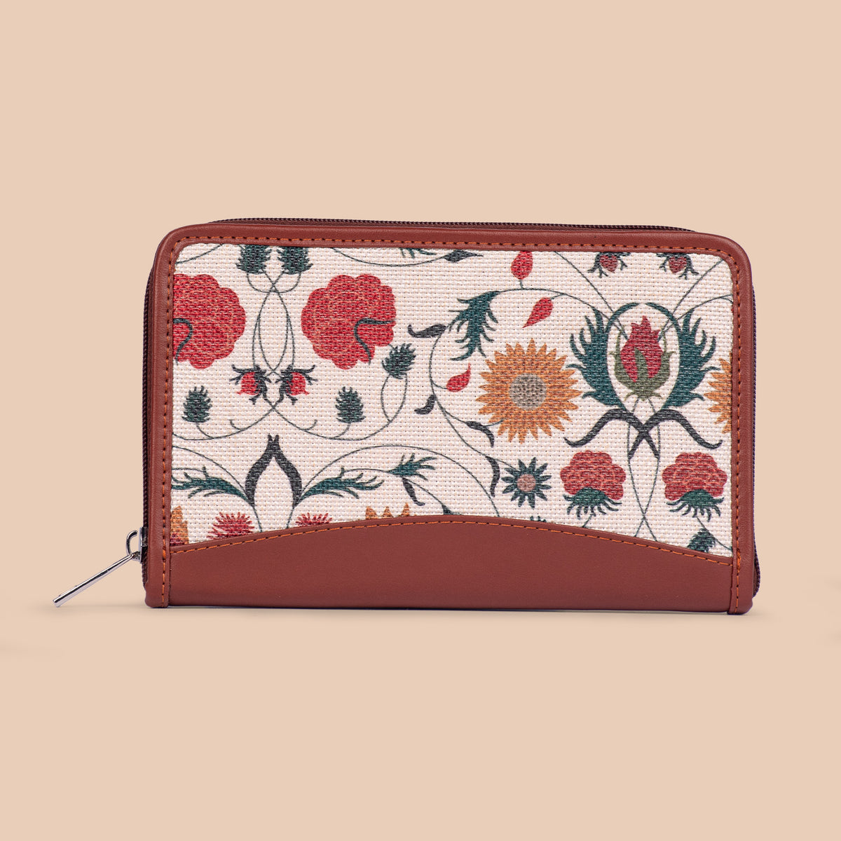 Junagarh Florals Chain Wallet