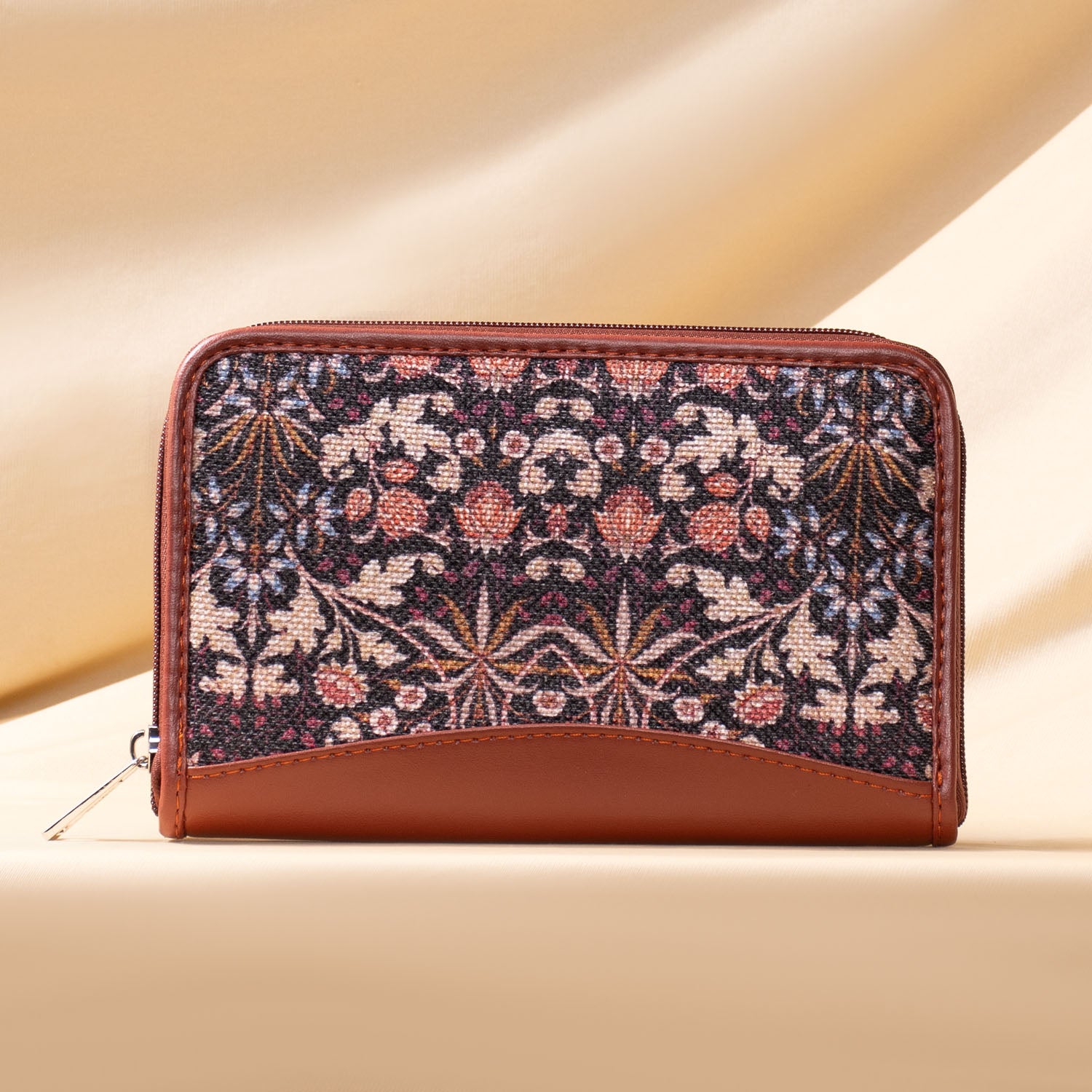 Kashmir Blooms Chain Wallet