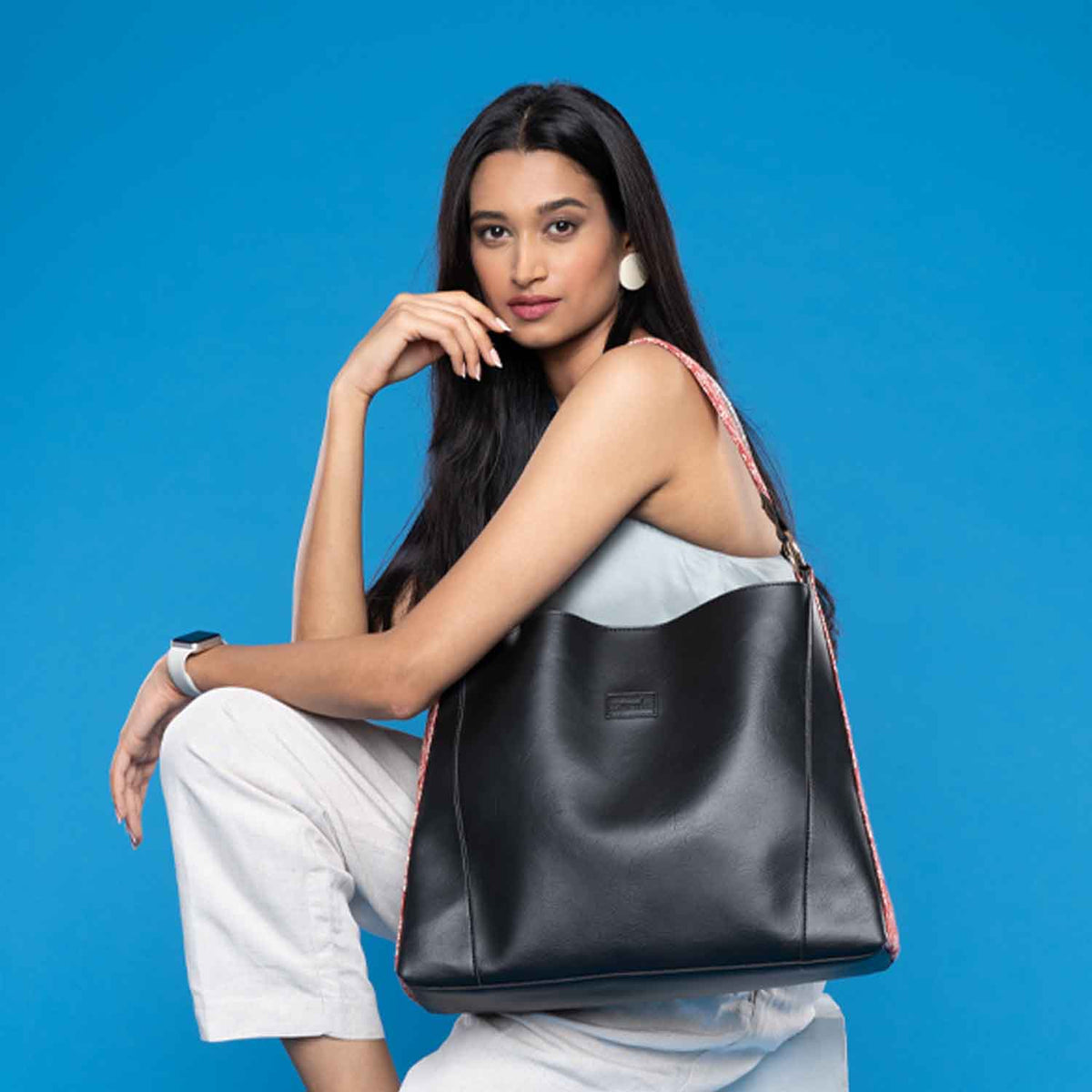 Chanderi Phool Classic Open Tote