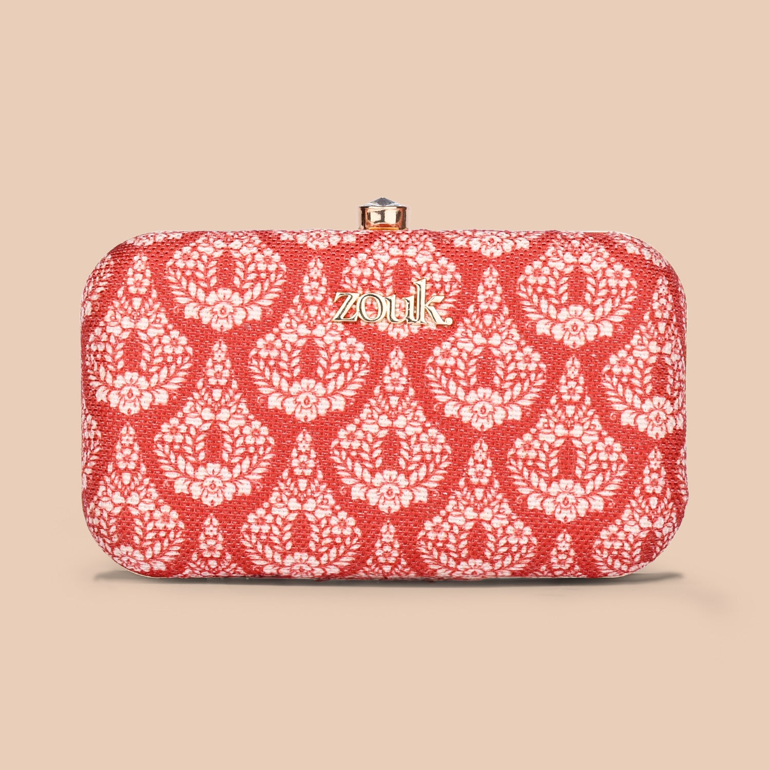 Chanderi Phool Clutch