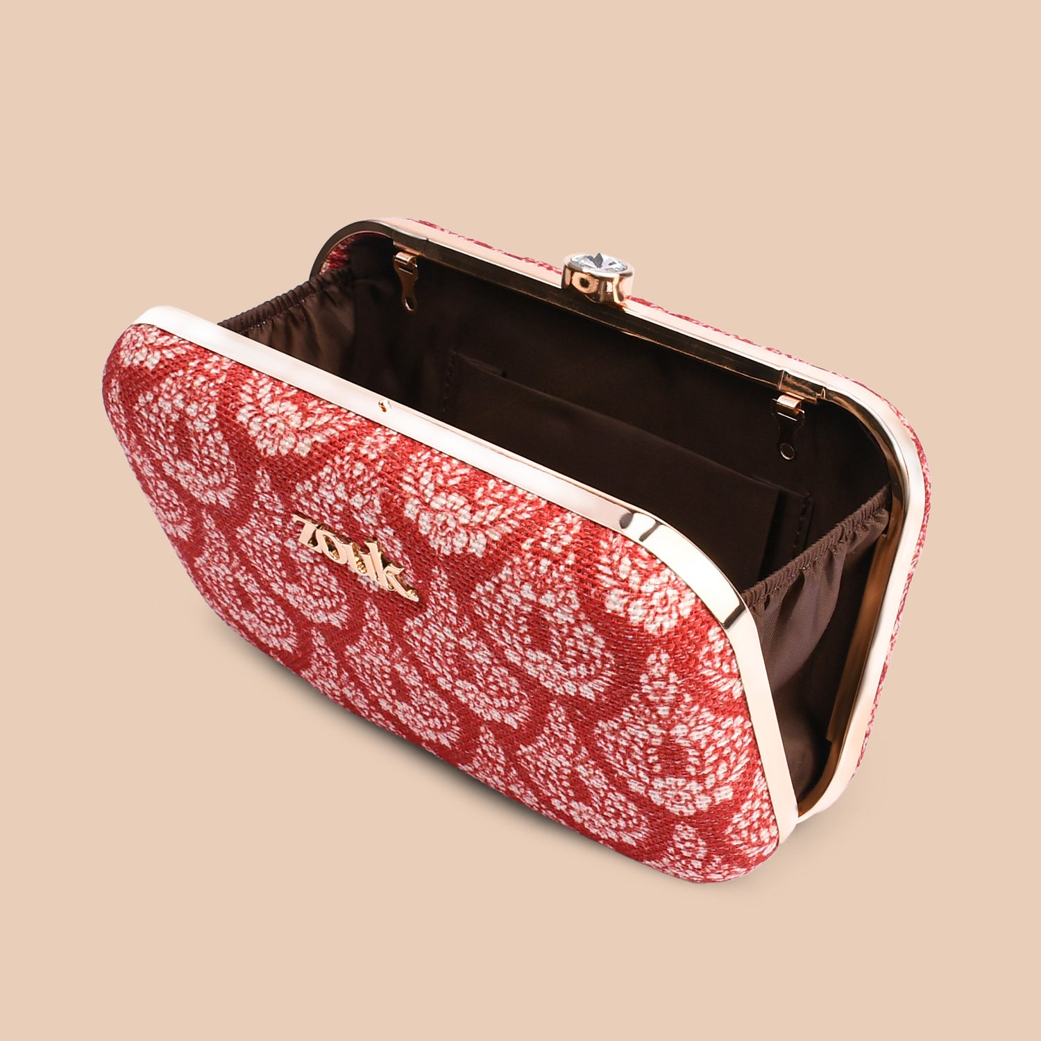 Chanderi Phool Clutch