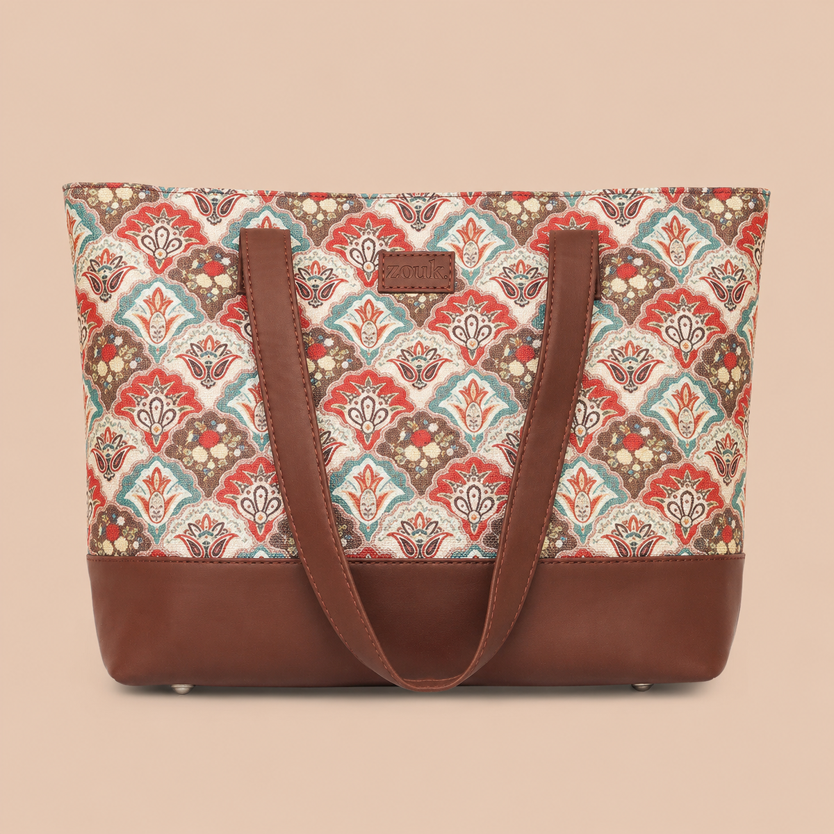 Mughal Art Multicolor Shoulder Tote Bag