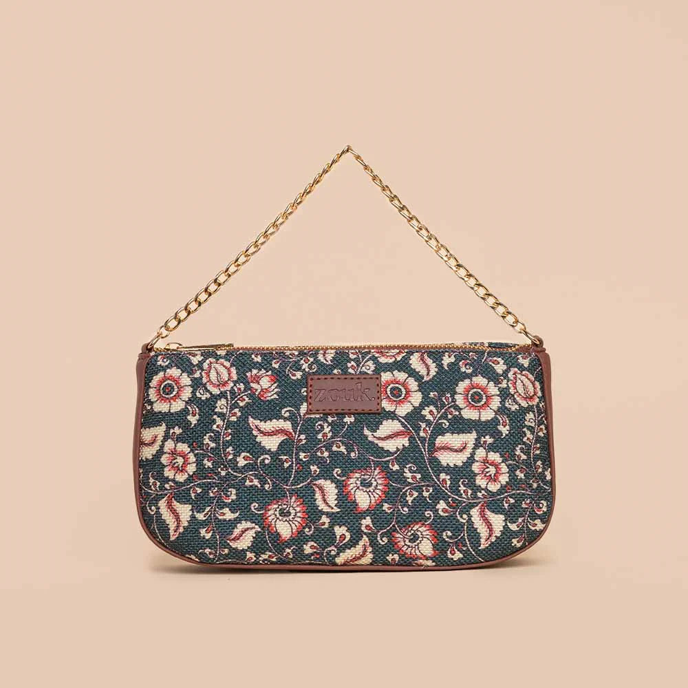 Chittoor Blue Kalamkari Baguette