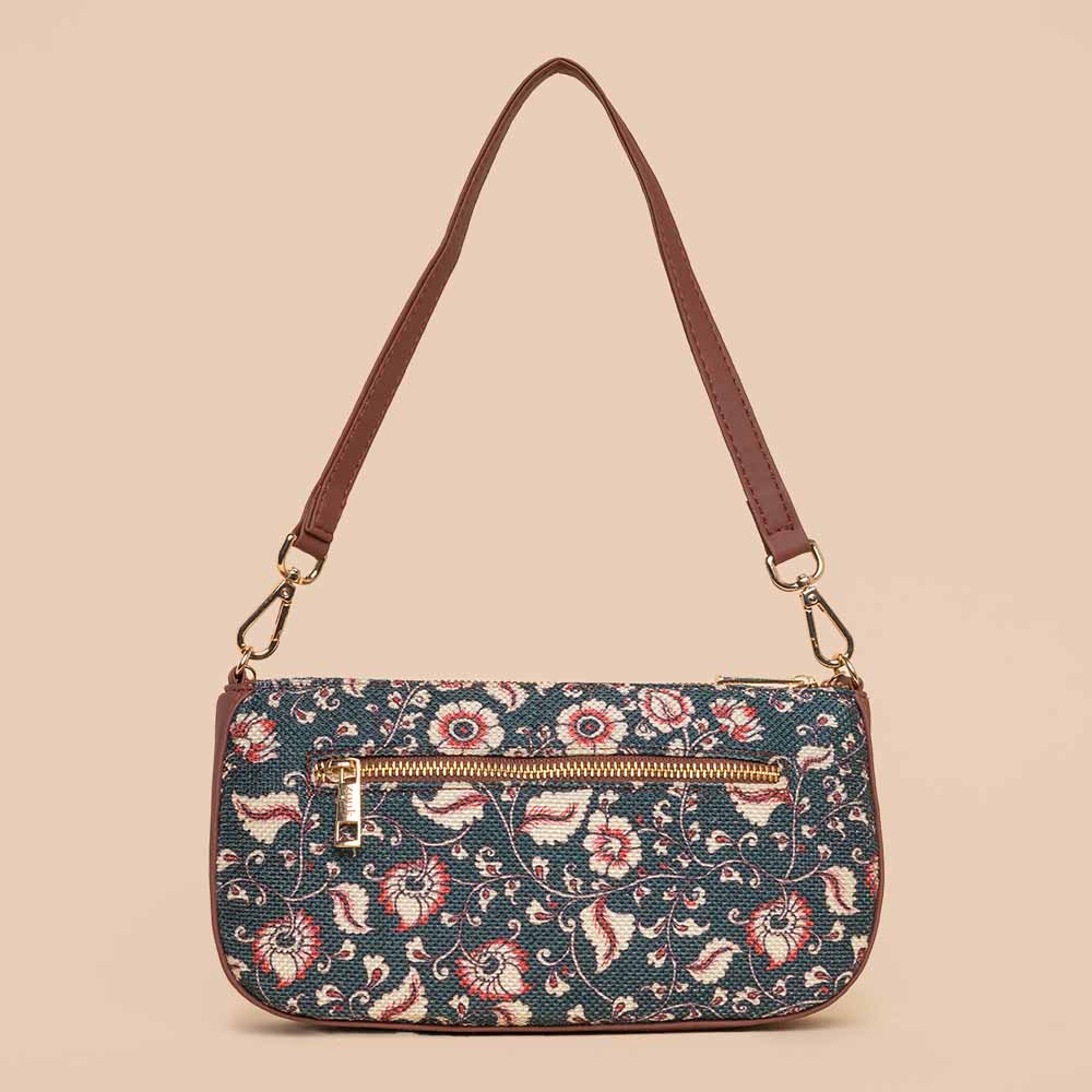 Chittoor Blue Kalamkari Baguette