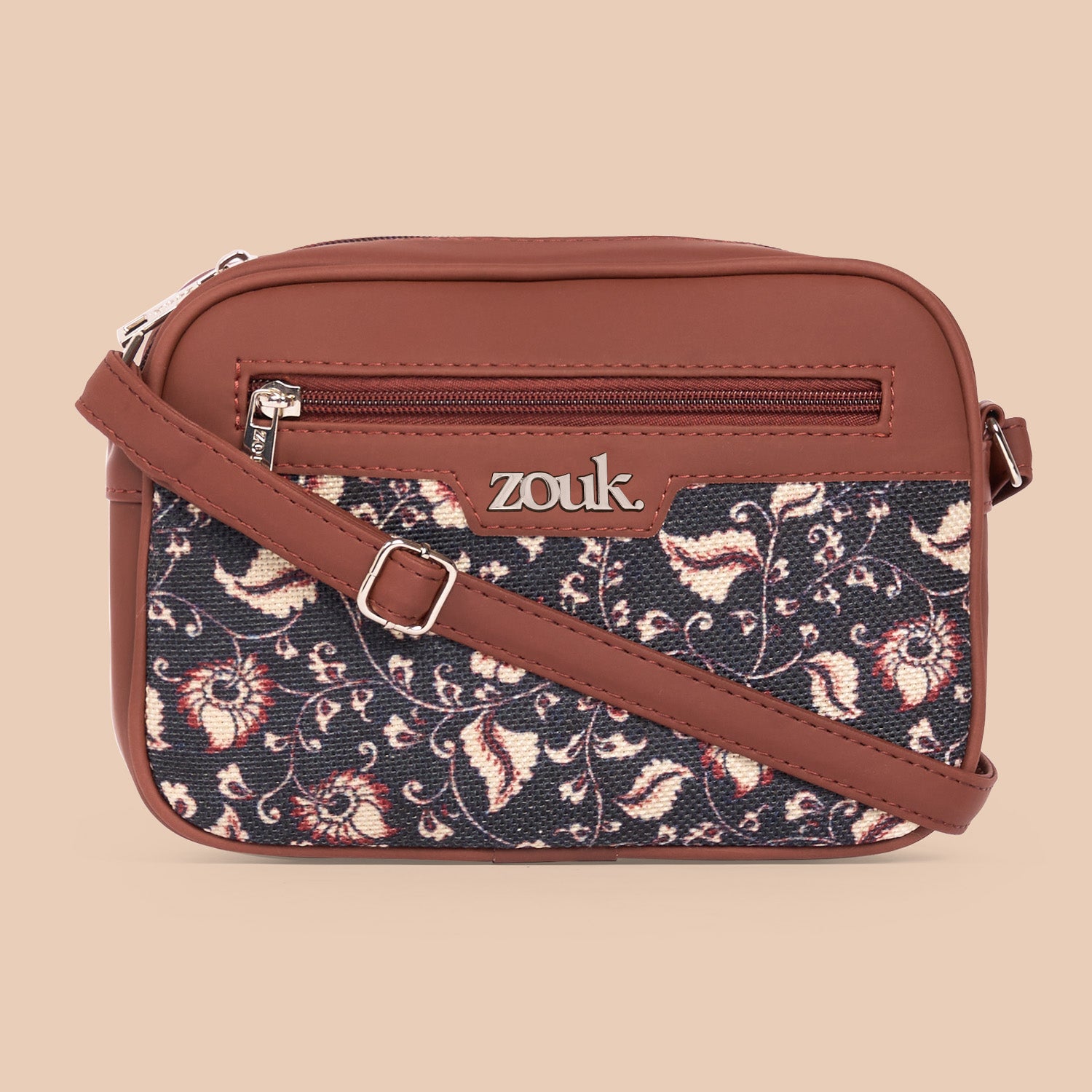 Chittoor Blue Kalamkari Sling Bag