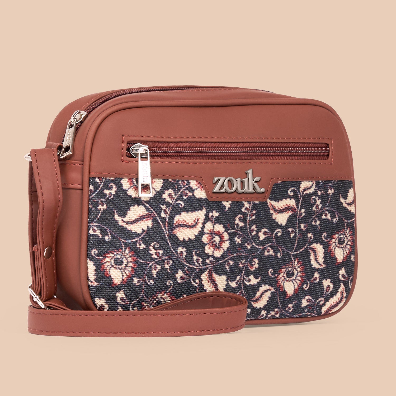 Chittoor Blue Kalamkari Sling Bag
