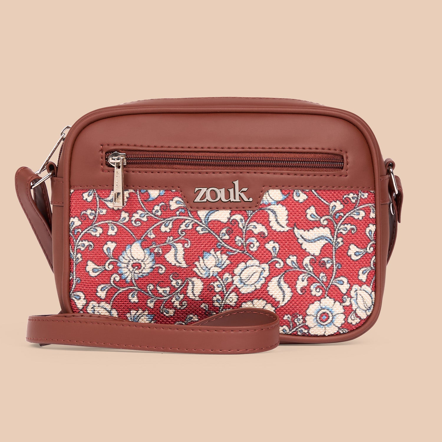 Chittoor Red Kalamkari Sling Bag