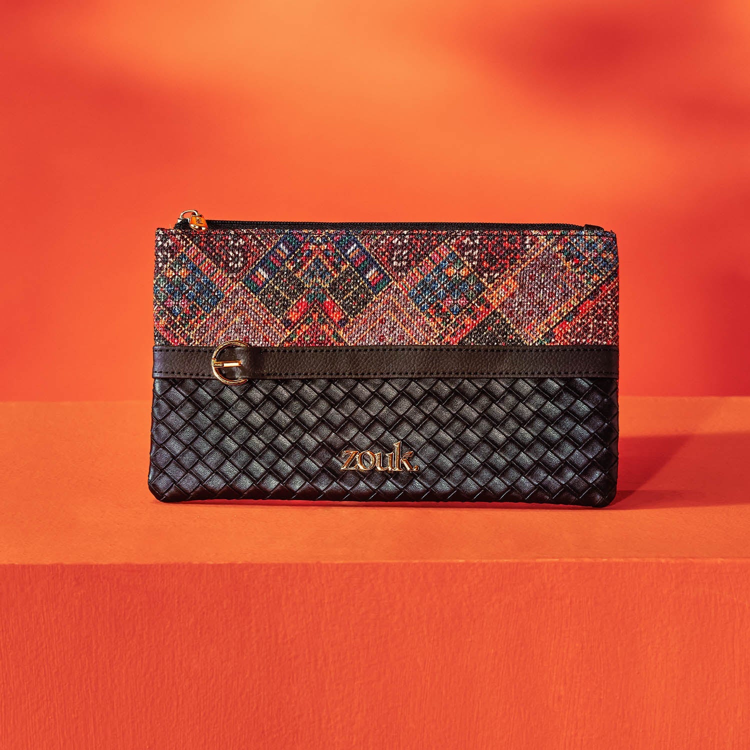 ZIP-Clara Cosmetic Pouch - Bhuj Rabari