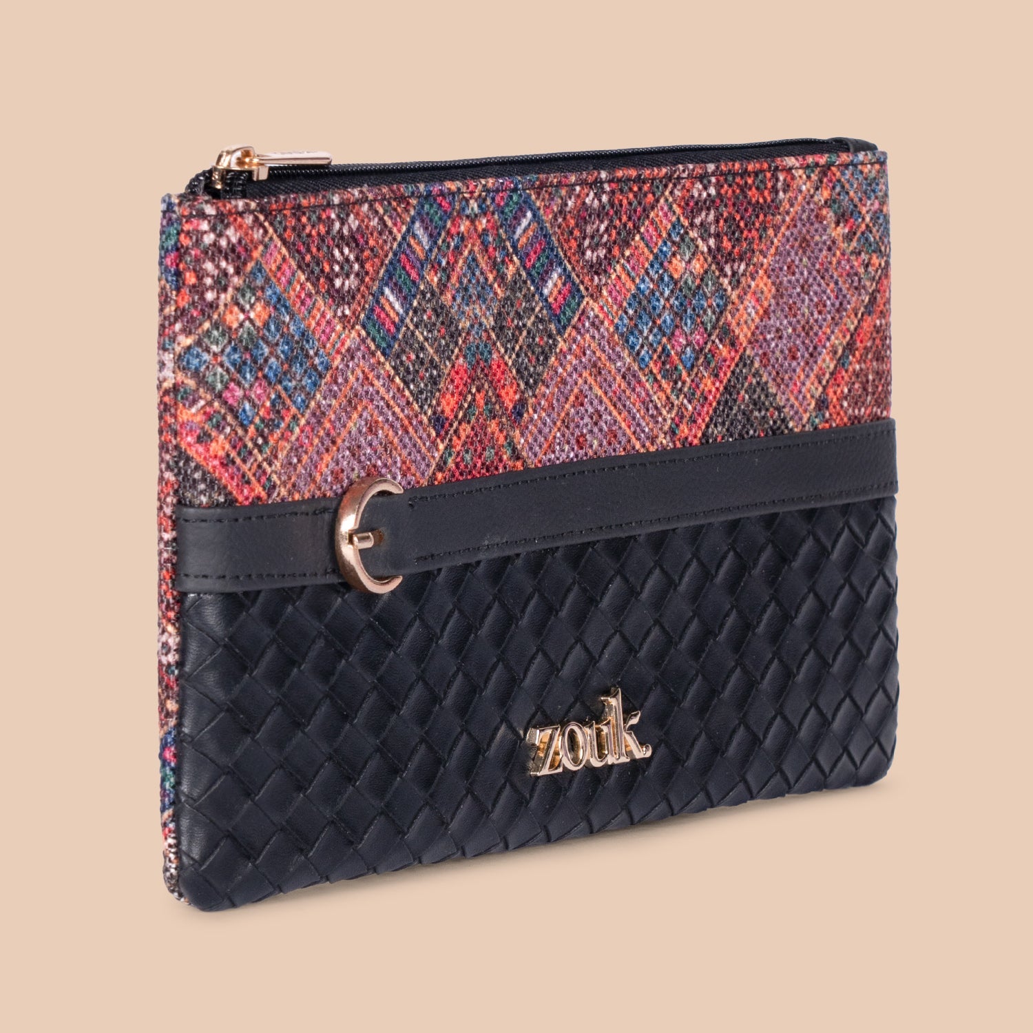 ZIP-Clara Cosmetic Pouch - Bhuj Rabari