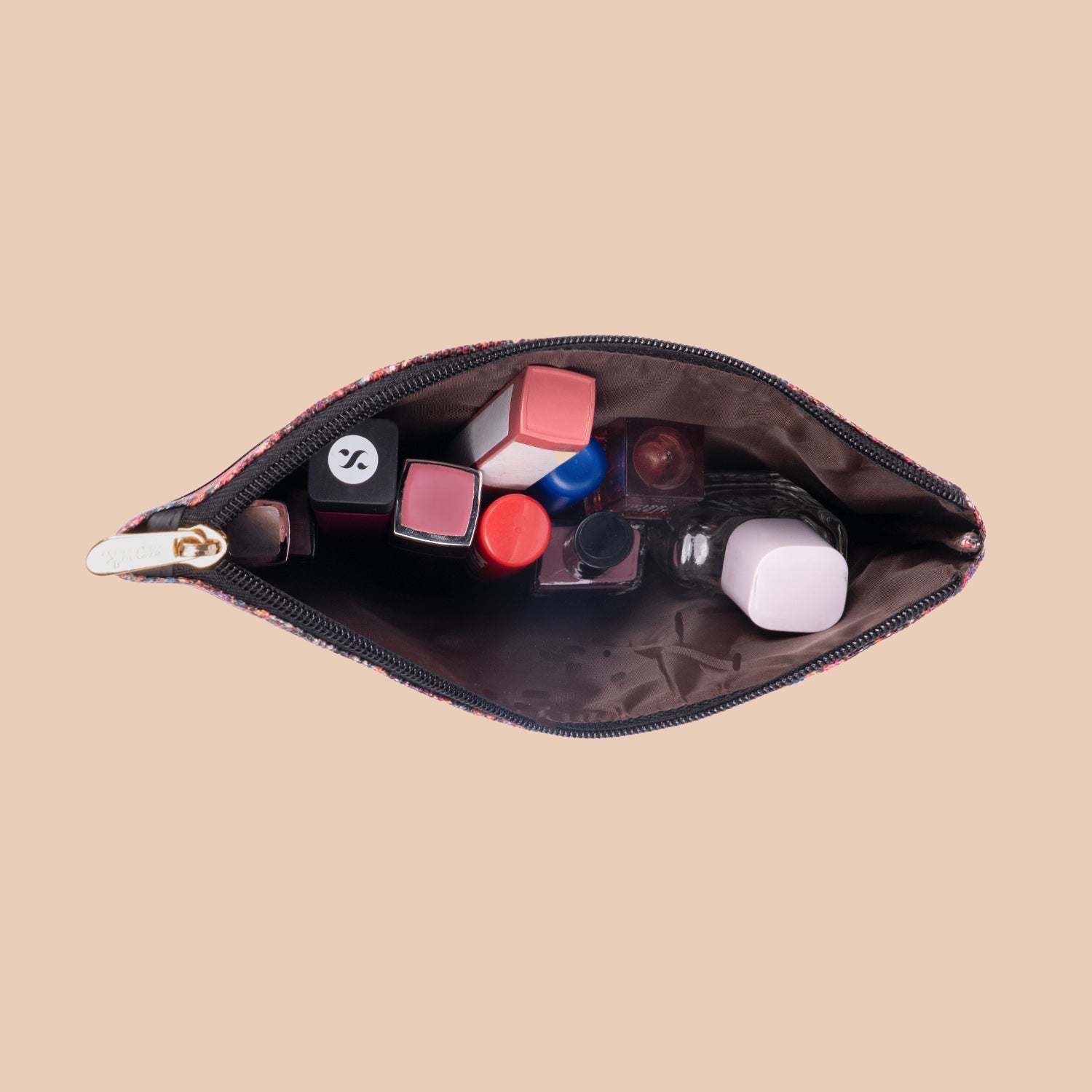 ZIP-Clara Cosmetic Pouch - Bhuj Rabari