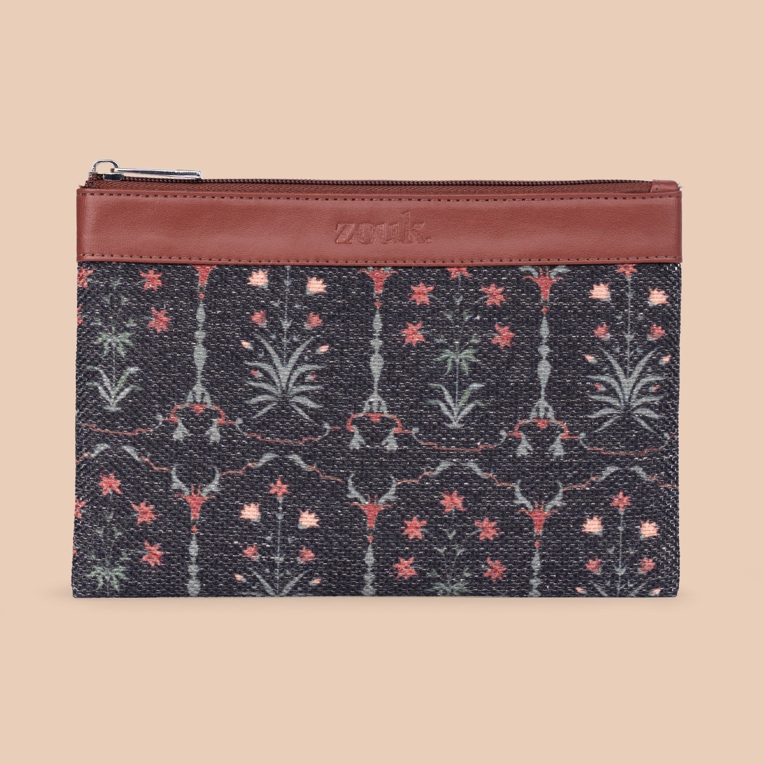 ZIP-Taj Guldasta Cosmetic Pouch