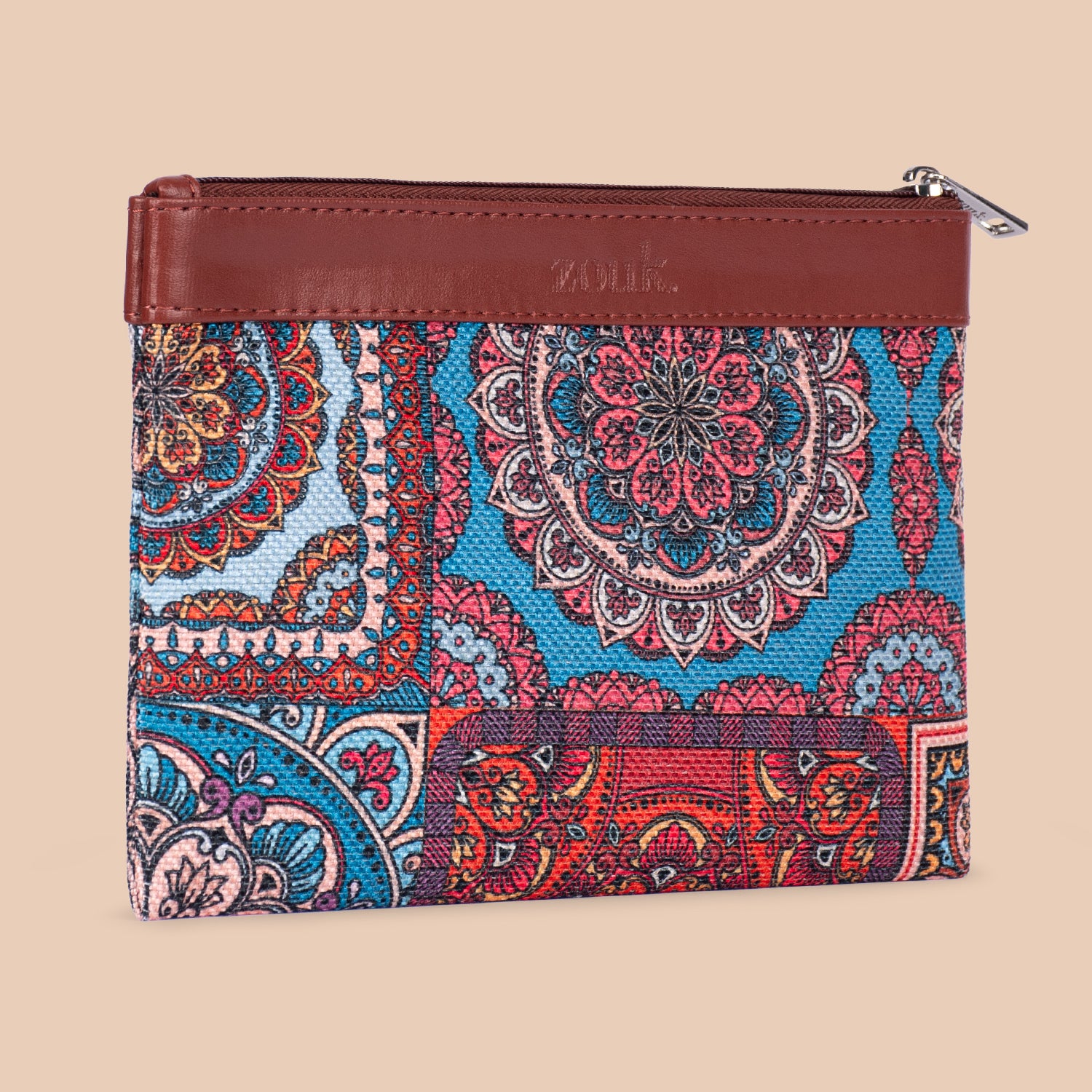 Multicolor Mandala Print Classic Utility Pouch