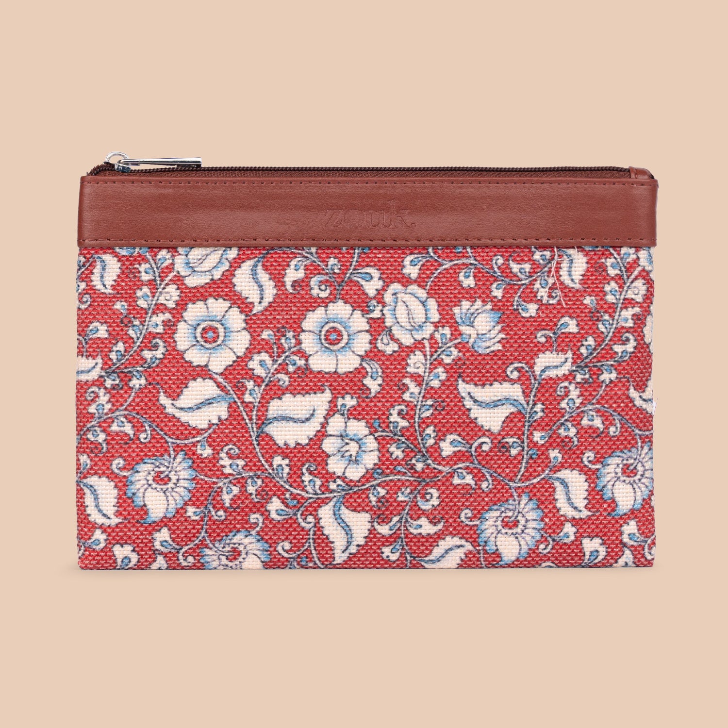 Chittoor Red Kalamkari Classic Utility Pouch