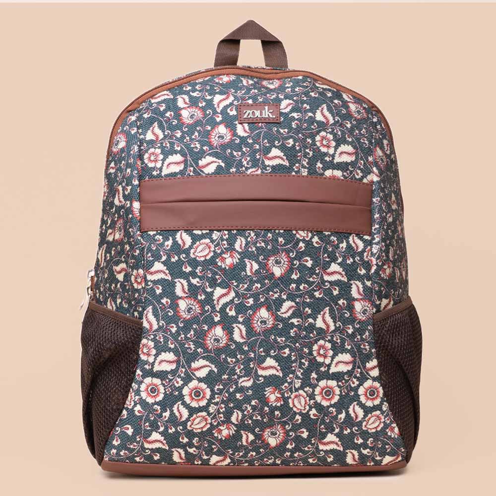 Chittoor Blue Kalamkari Classic Backpack