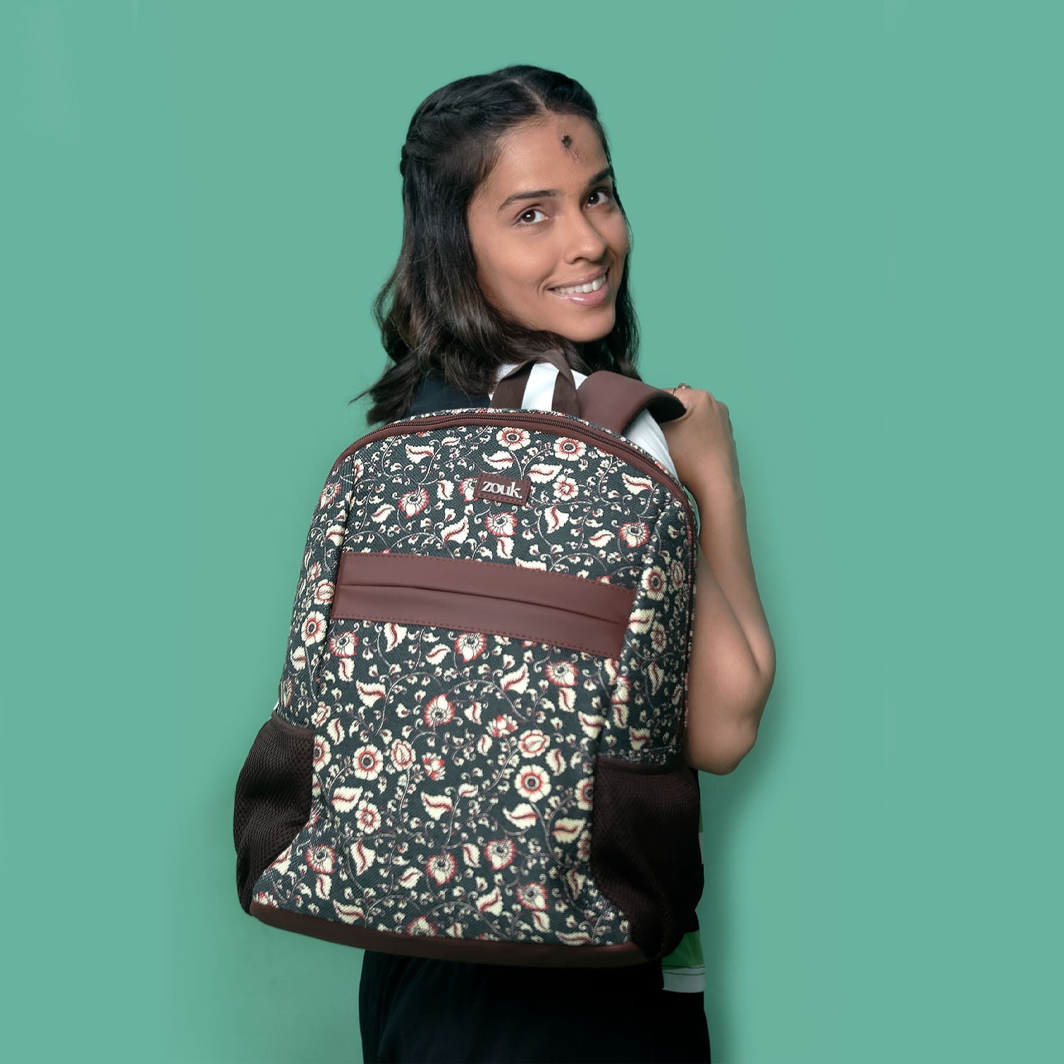 Chittoor Blue Kalamkari Classic Backpack