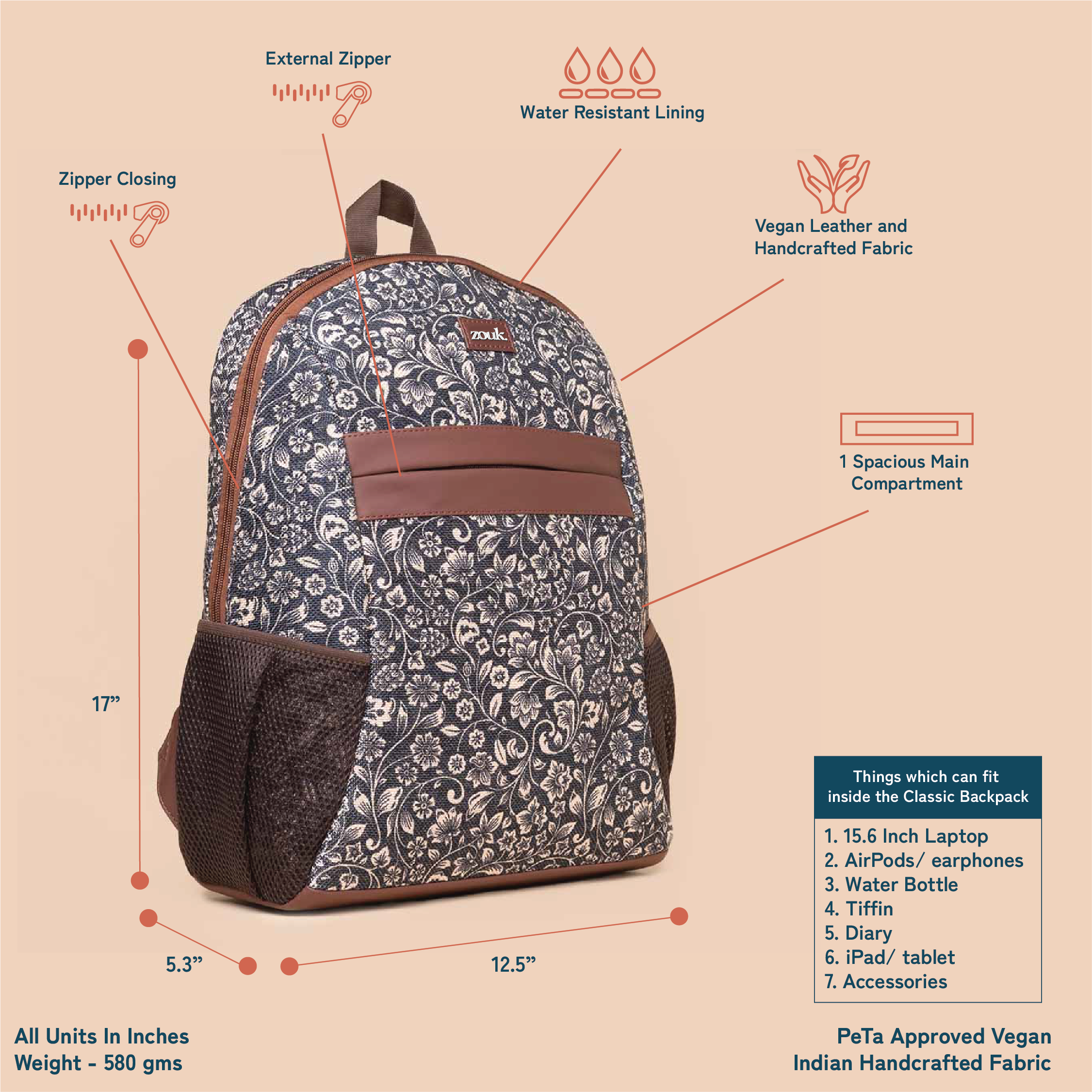 FloMotif Classic Backpack