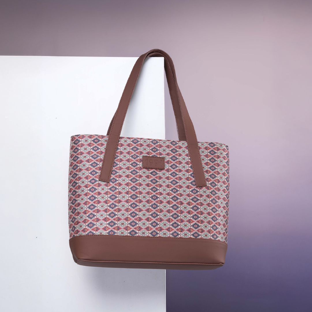 Ajrakh Kami Classic Tote Bag - 1991 by Zouk