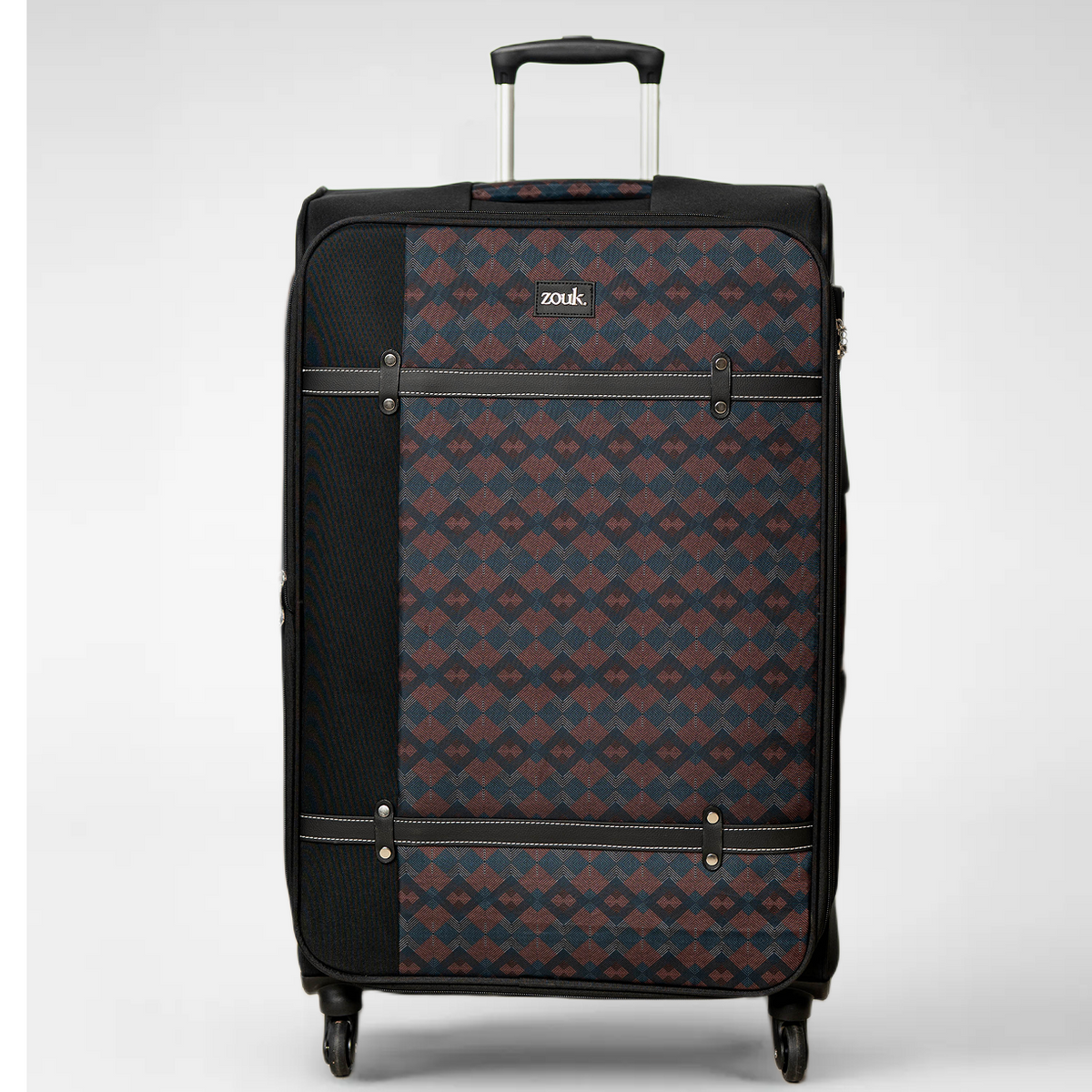 Periyar Waves Saira Trolley Bag - Black (Large)