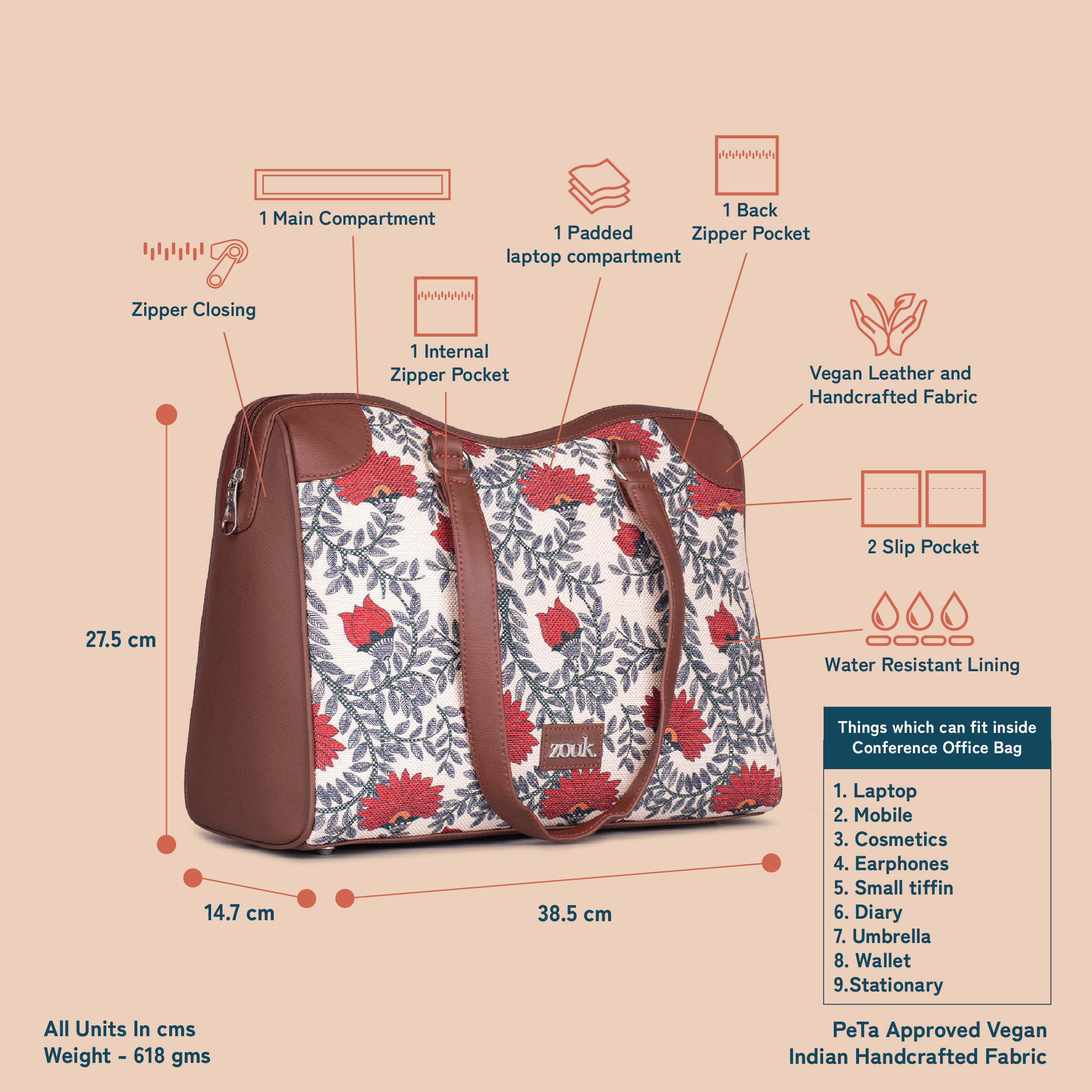 Nawabi Couture Conference Office Bag