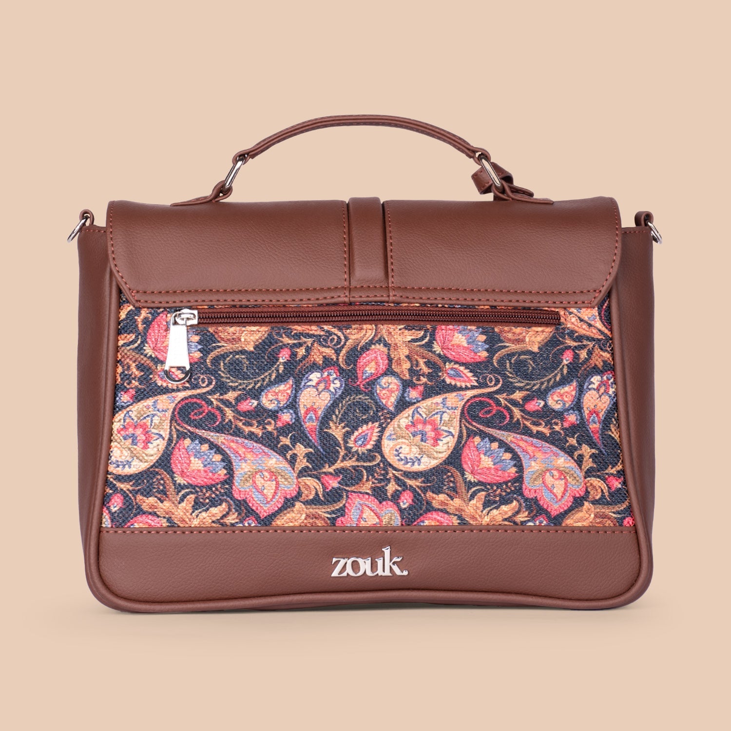 ZIP-Kriti Sanon - Paisley Print Nessa Satchel