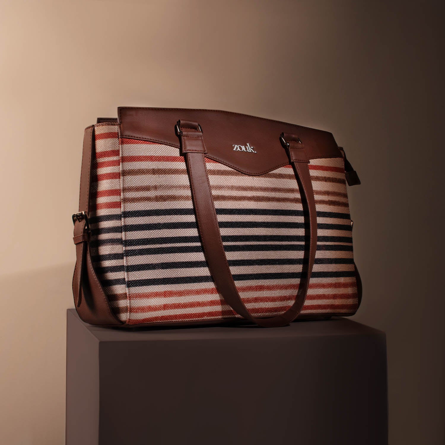Qutub Stripes Women's Work Bag