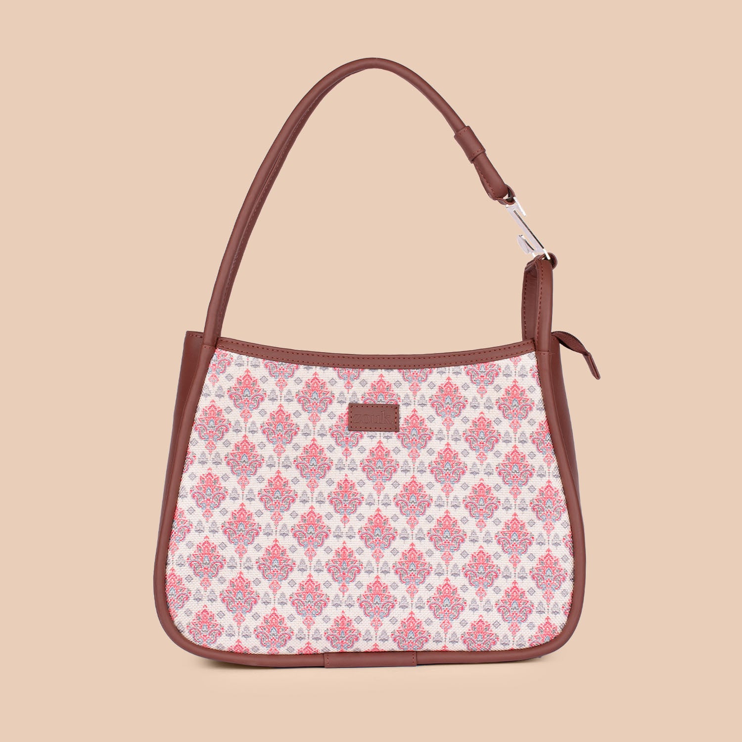 Kashmiri Tulips Sleek Shoulder Bag