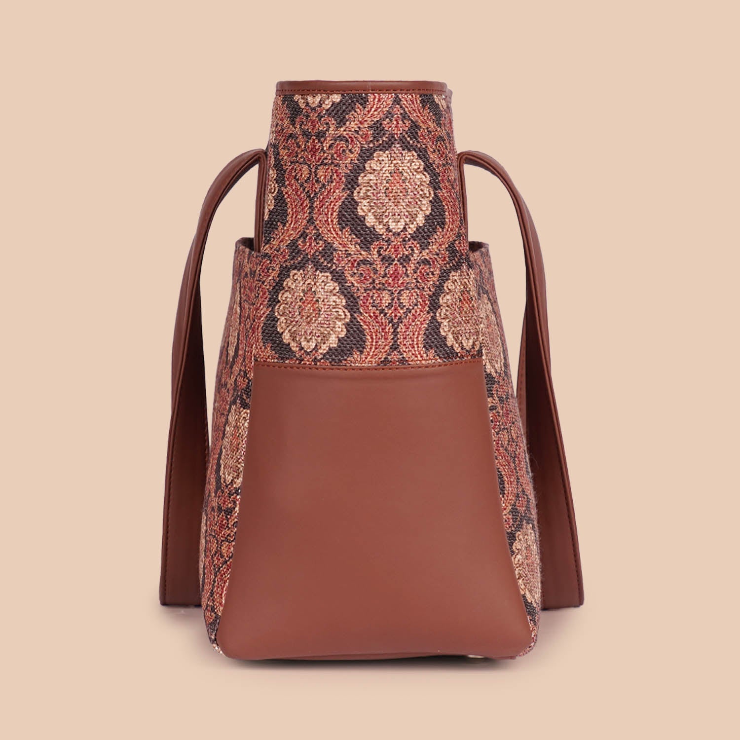 ZIP-Jodhpur Damask Diaper Bag