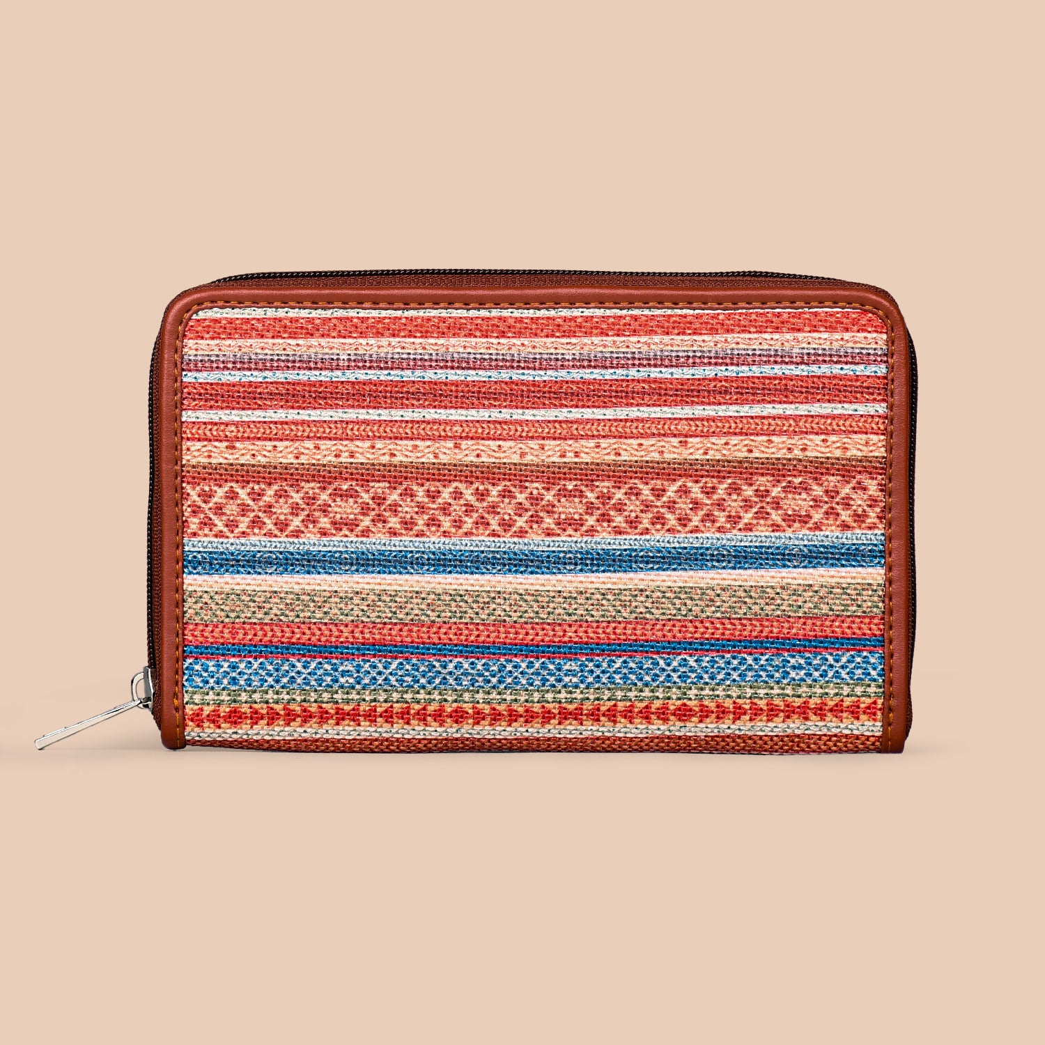 Assam Tapestry Classic Zipper Wallet