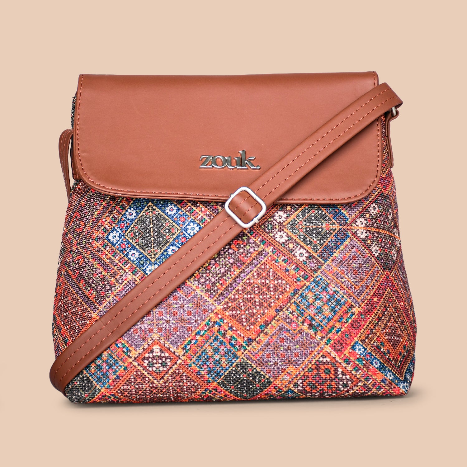 Bhuj Rabari Flap Sling Bag