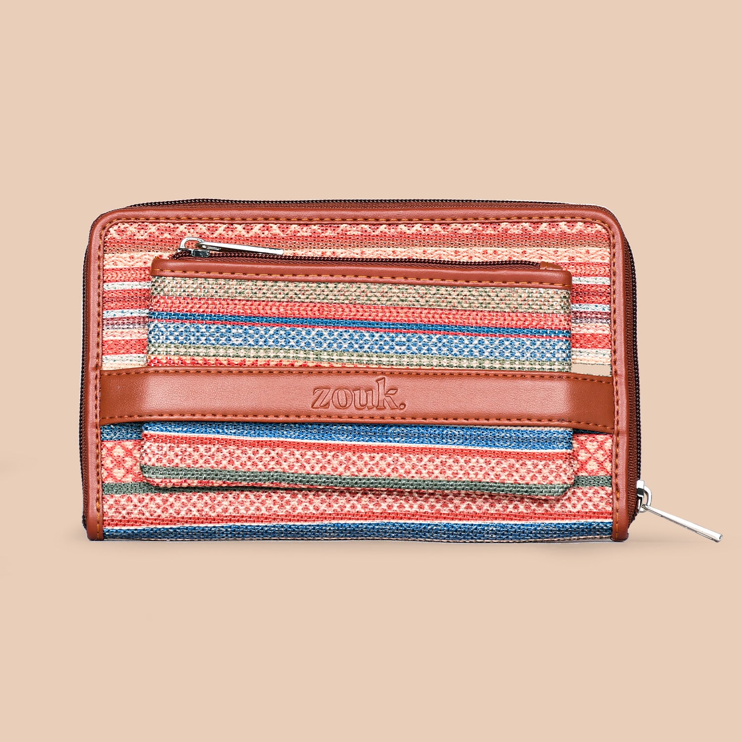 Assam Tapestry Classic Zipper Wallet